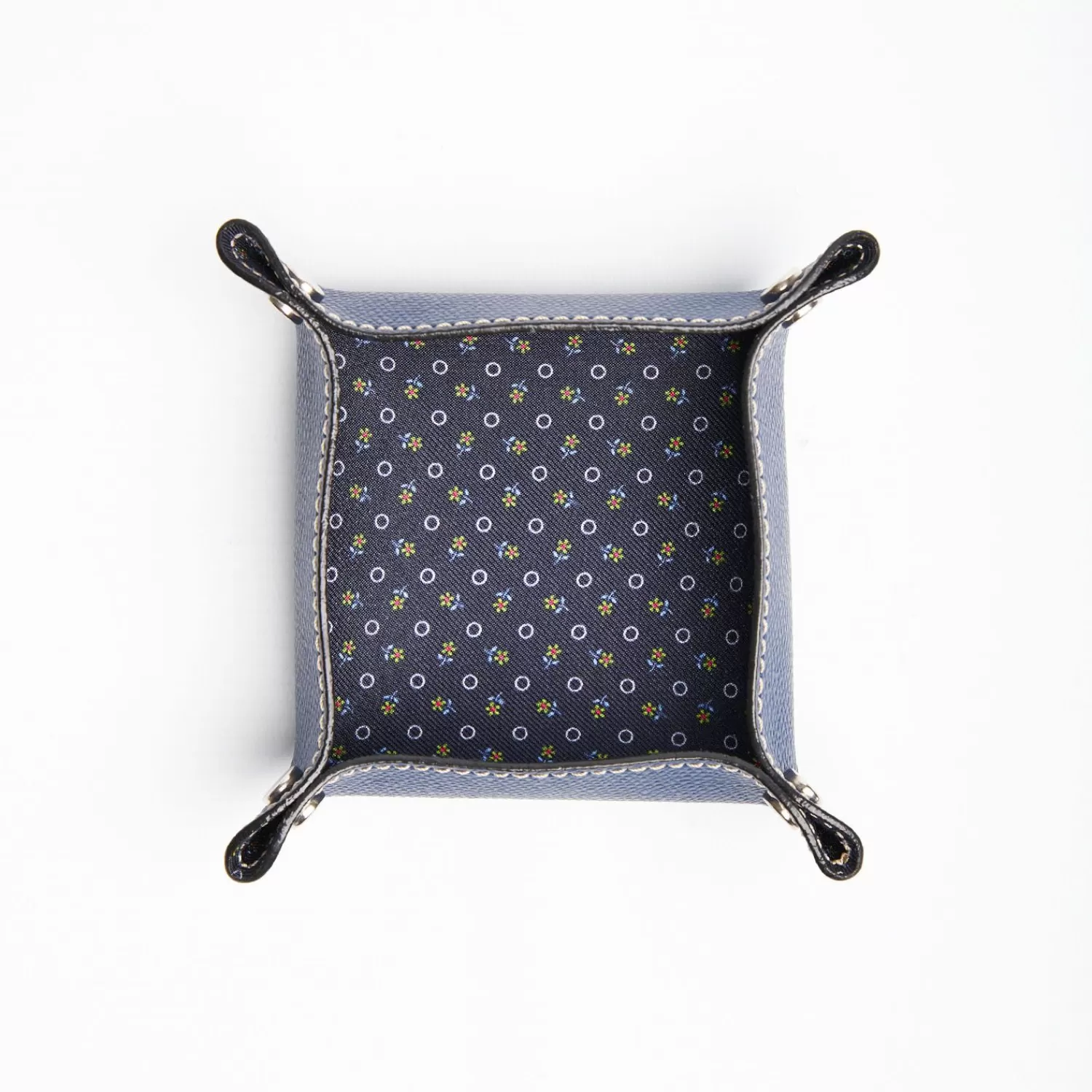 Blue Small Leather Vide00A0Poche>E.Marinella Outlet