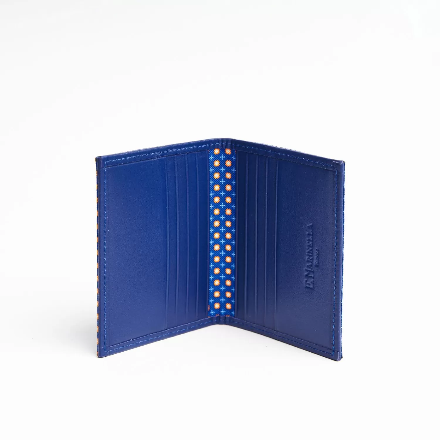 Bluette Leather Folding Card Holder - 10 Compartments>E.Marinella Fashion