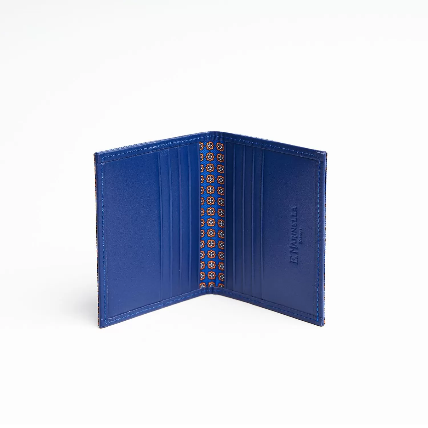 Bluette Leather Folding Card Holder - 10 Compartments>E.Marinella Best