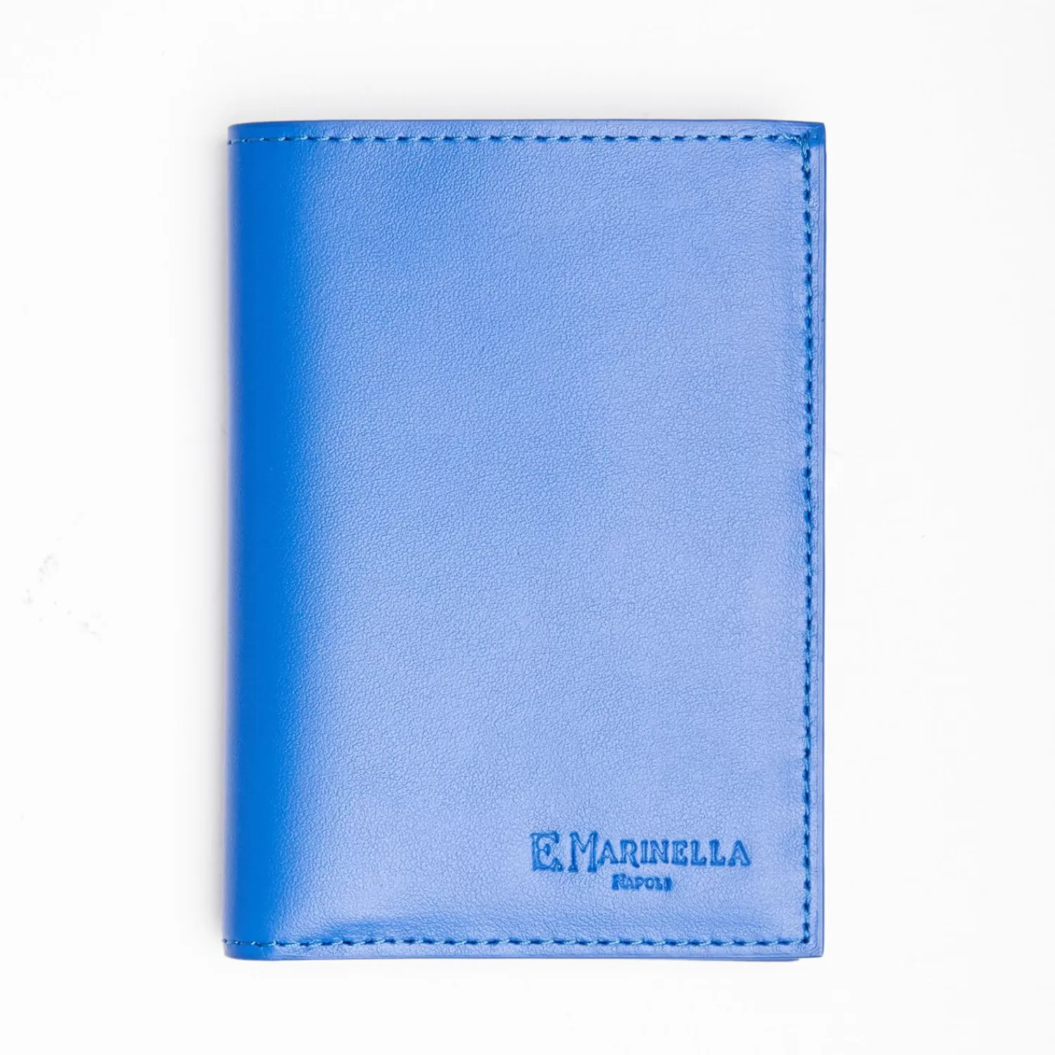 Bluette Leather Vertical Wallet>E.Marinella Clearance