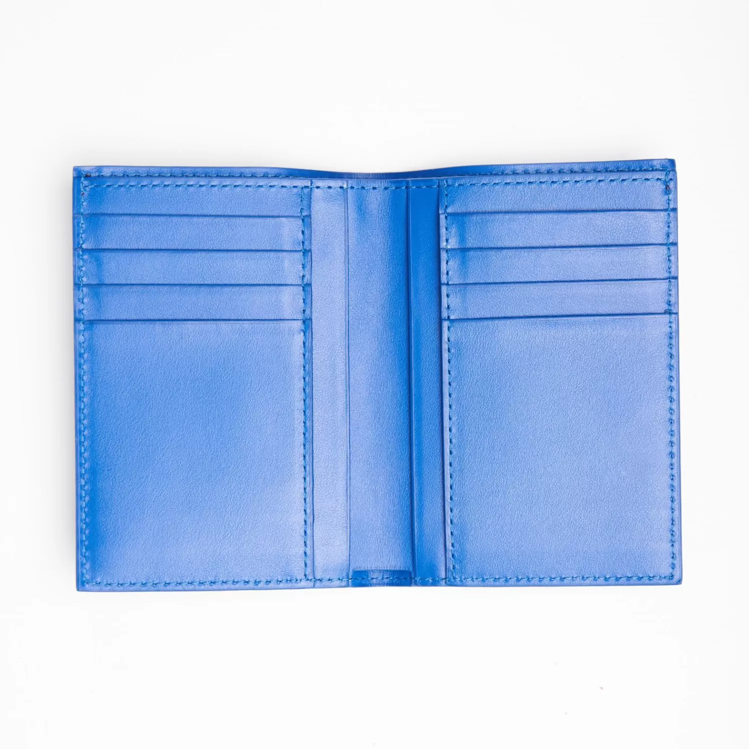 Bluette Leather Vertical Wallet>E.Marinella Clearance