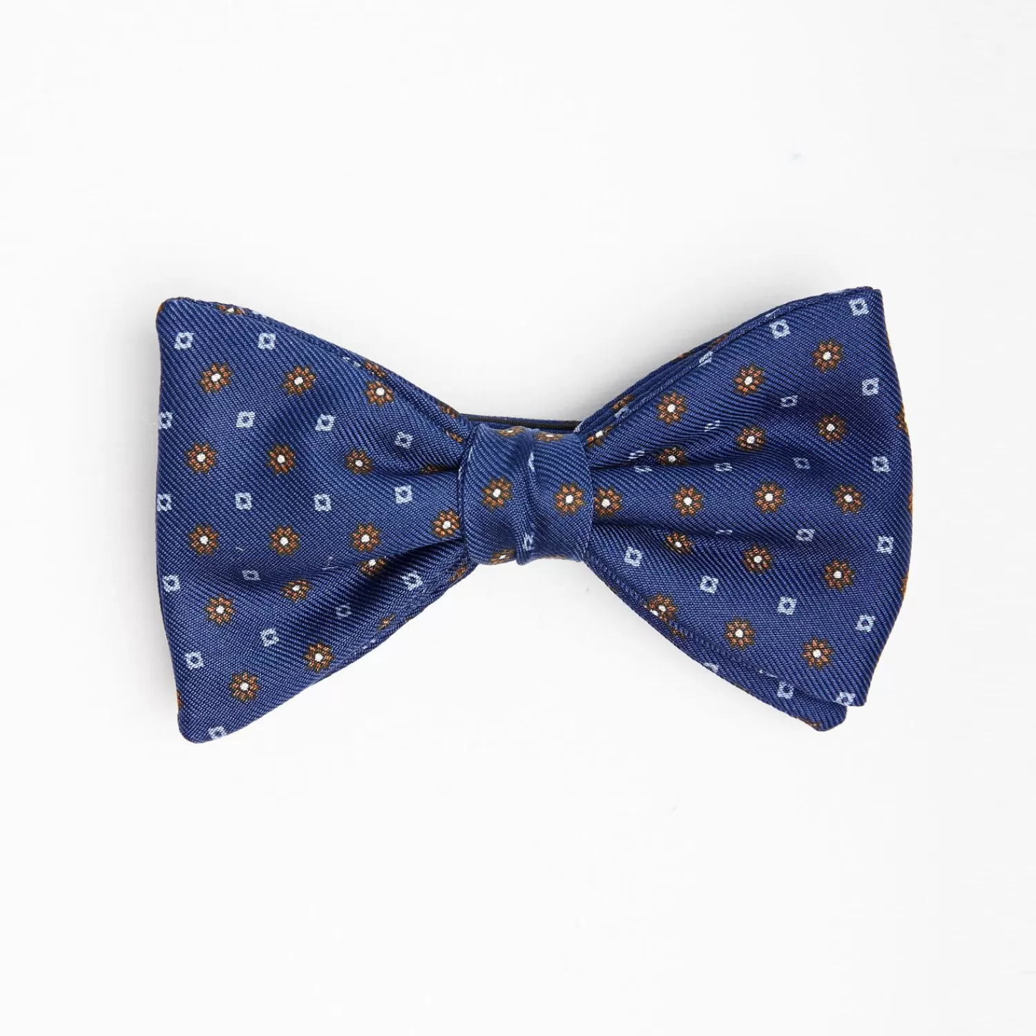 Bluette Pre-Knotted Silk Bowtie Small Flower Pattern>E.Marinella Cheap