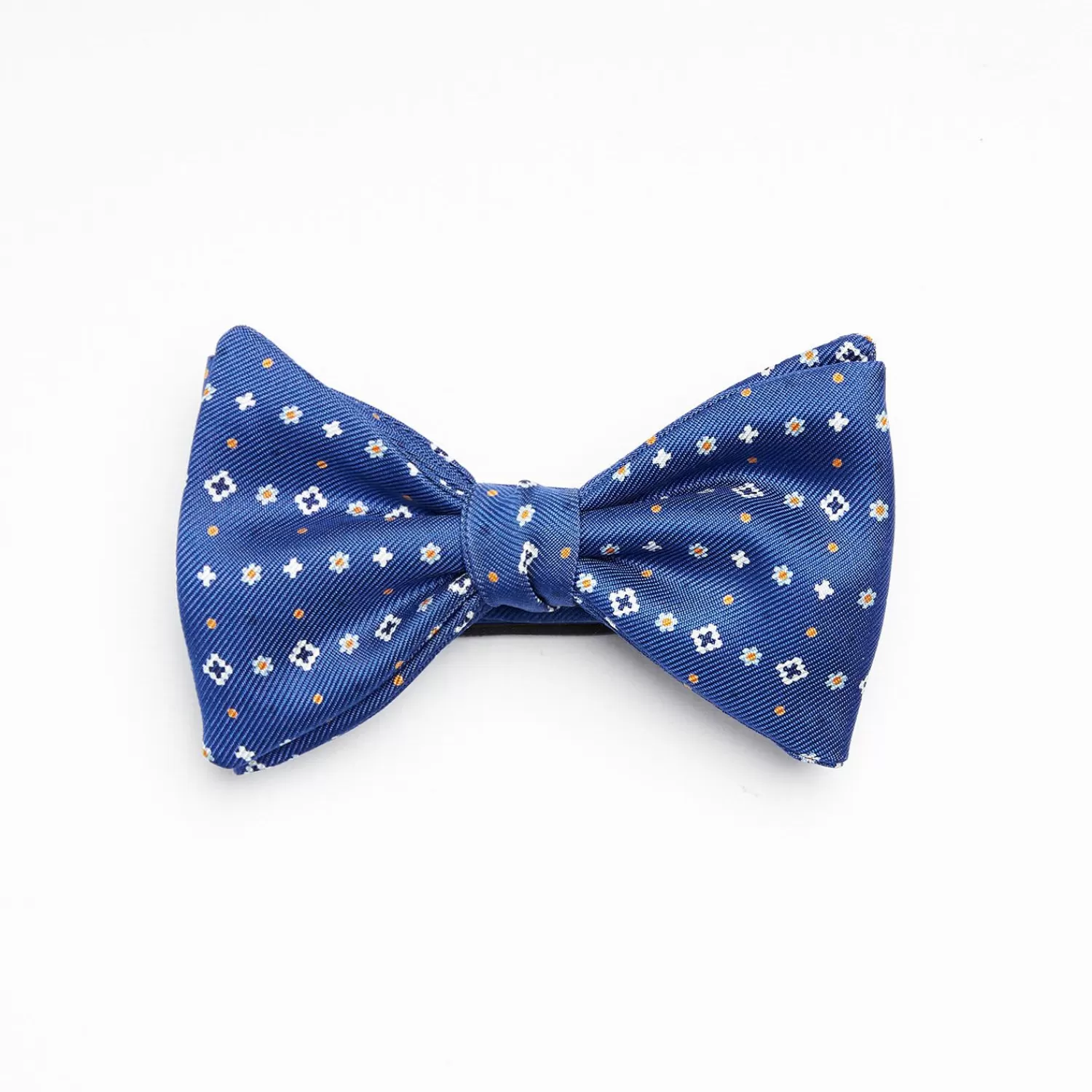 Bluette Pre-Knotted Silk Bowtie- Small Flower Pattern>E.Marinella Outlet