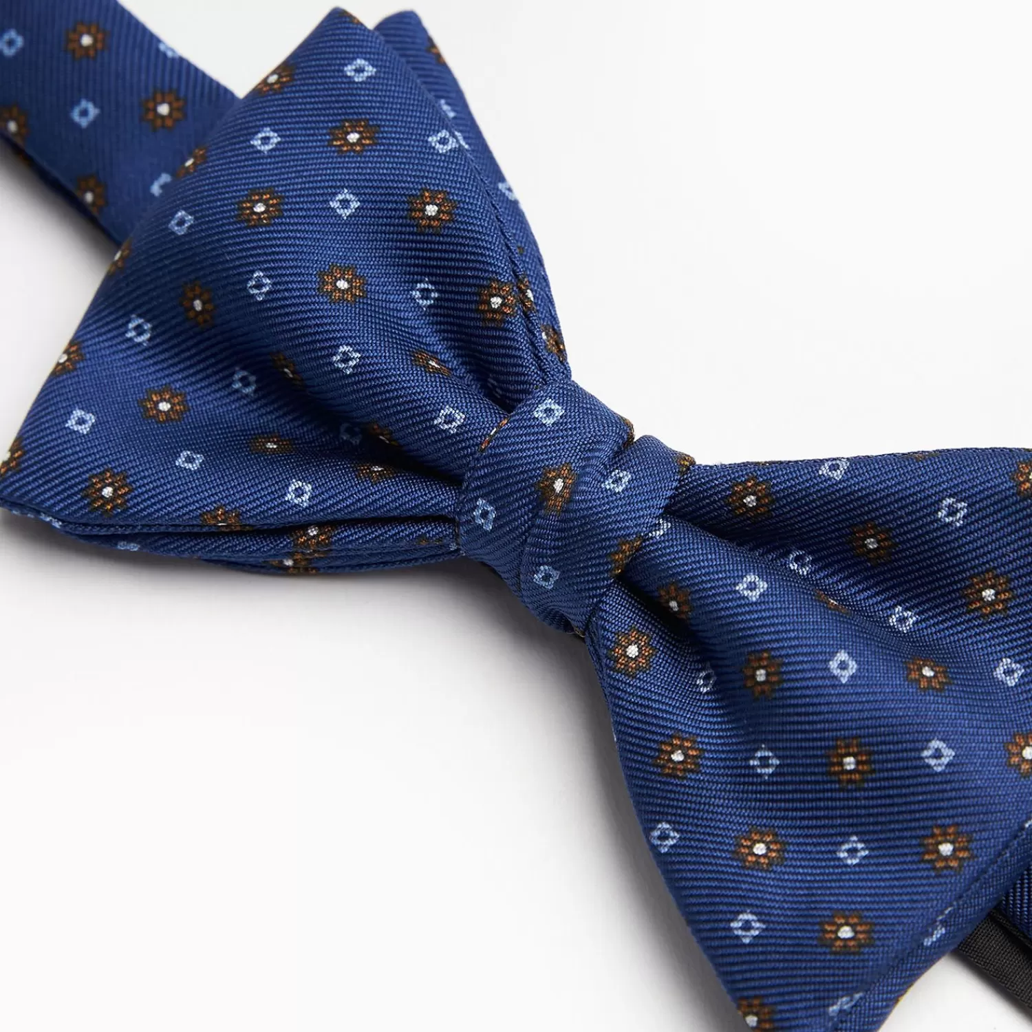 Bluette Pre-Knotted Silk Bowtie Small Flower Pattern>E.Marinella Cheap
