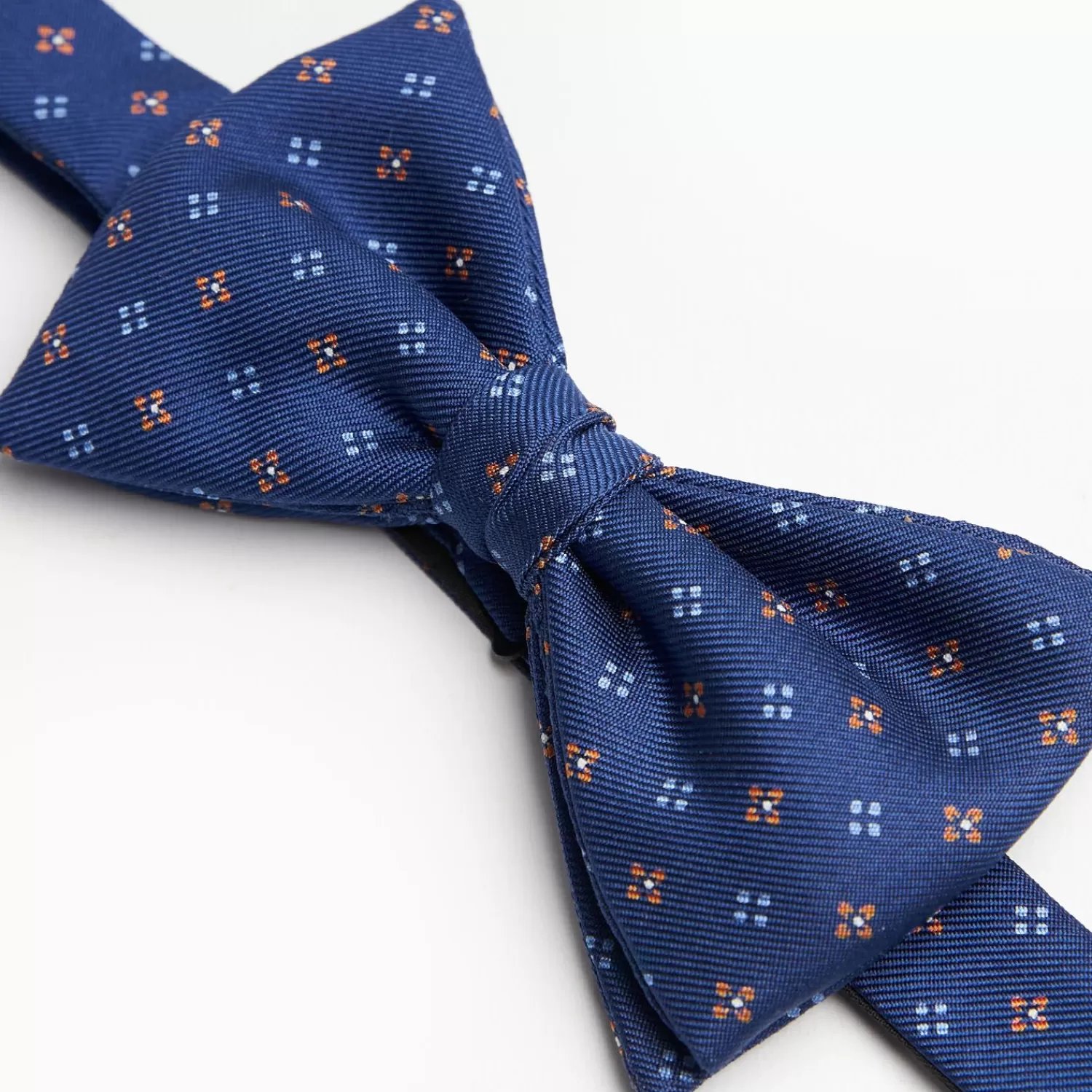 Bluette Pre-Knotted Silk Bowtie Small Flower Pattern>E.Marinella Best