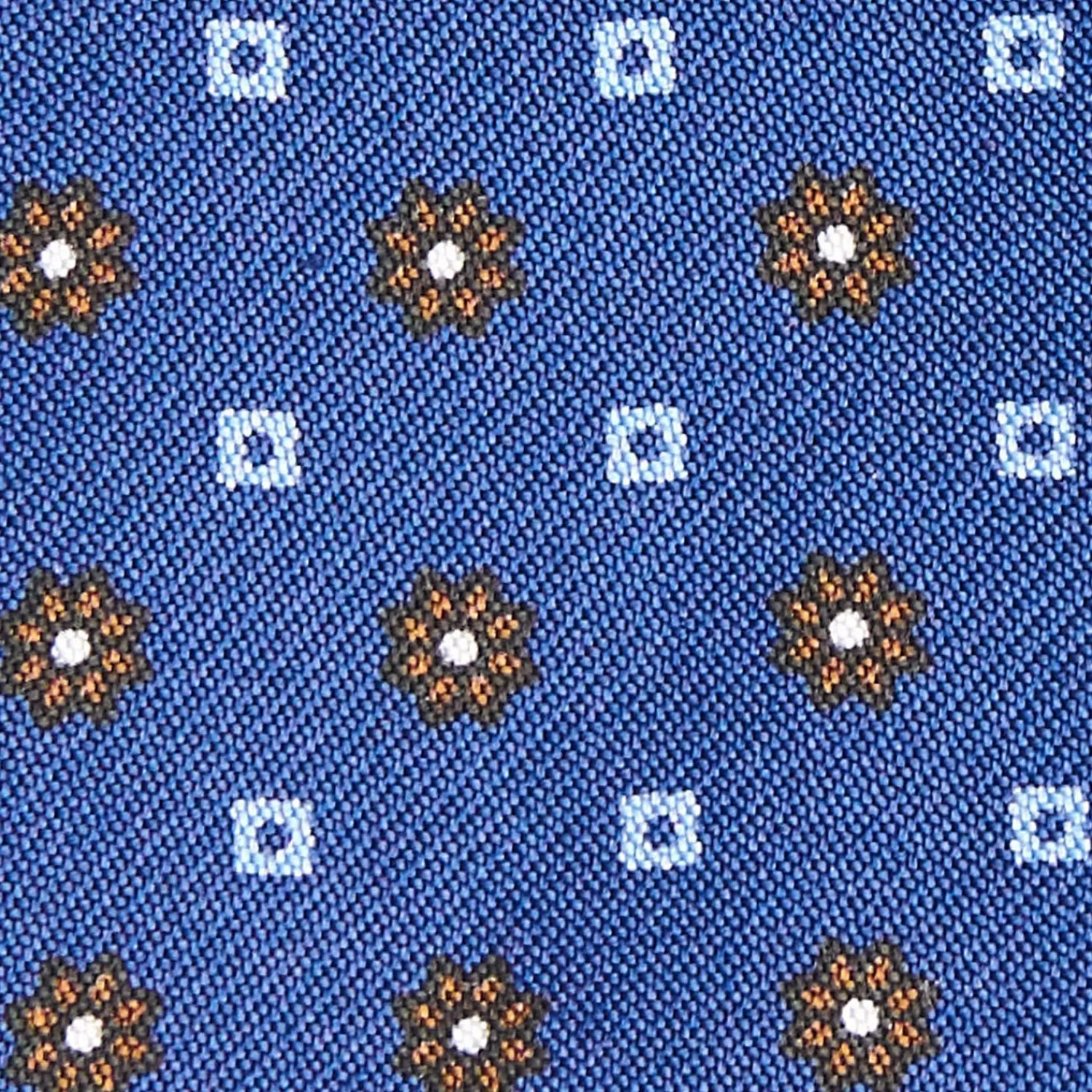 Bluette Silk Bowtie To Self-Tie - Small Flower Pattern>E.Marinella Best