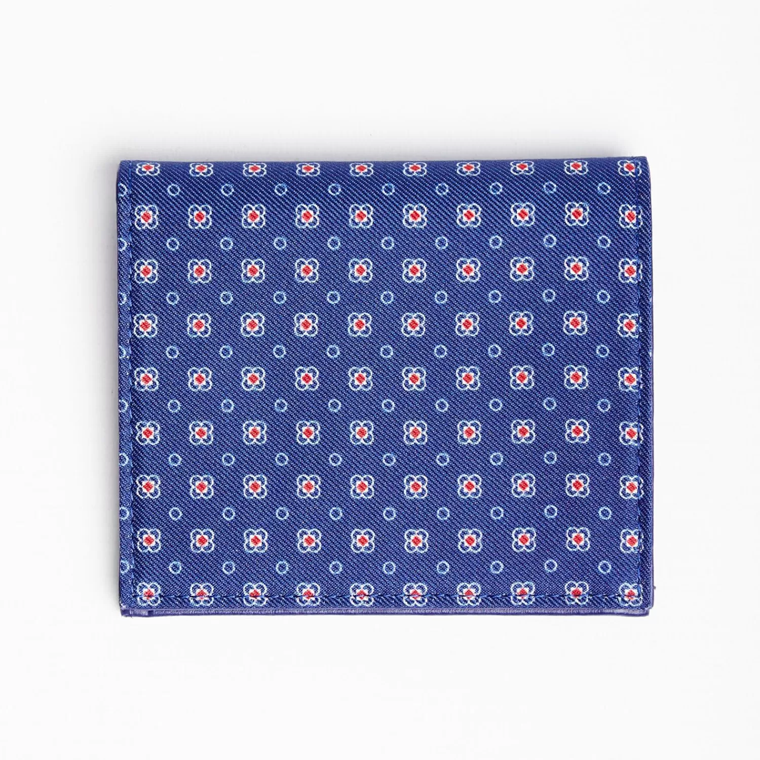 Bluette Small Wallet In Silk And Leather>E.Marinella Store