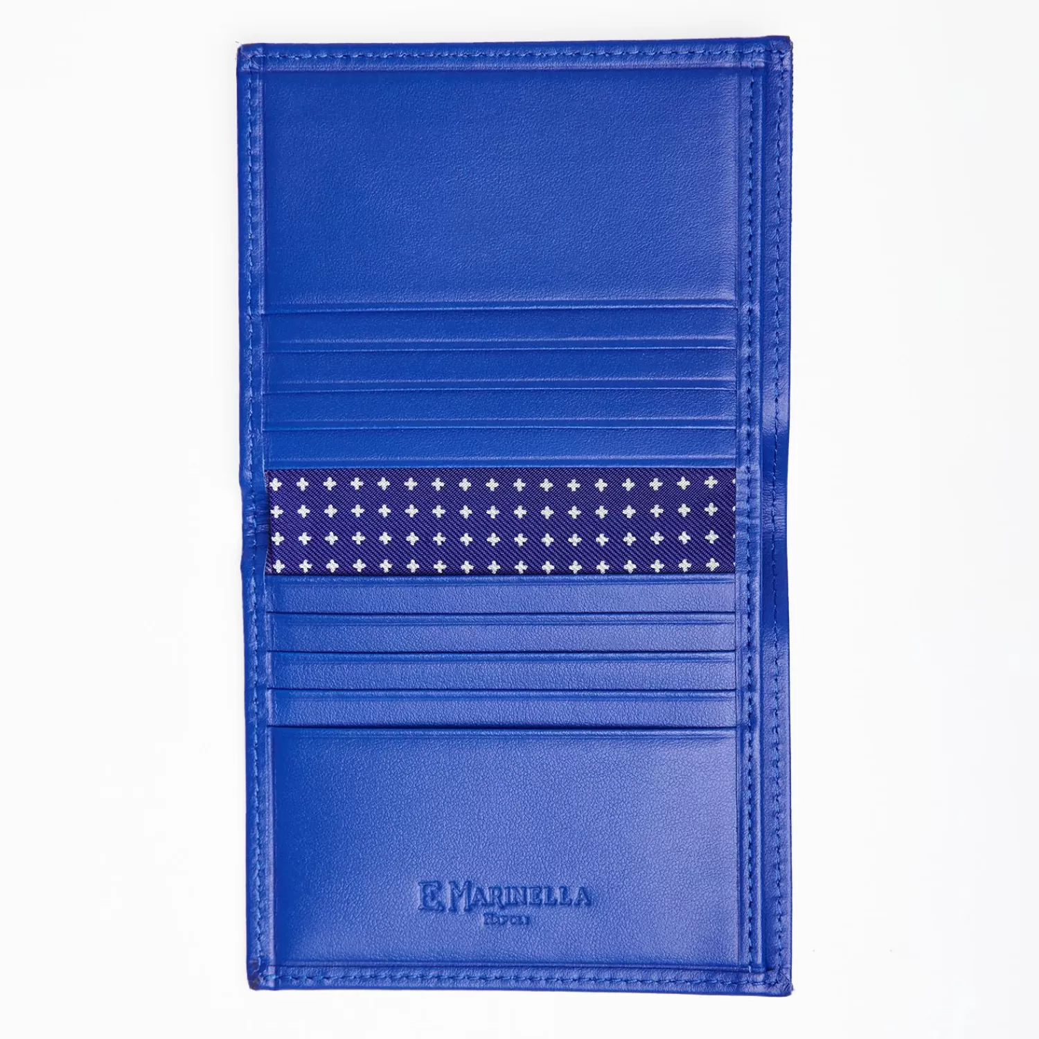 Bluette Small Wallet In Silk And Leather>E.Marinella Clearance