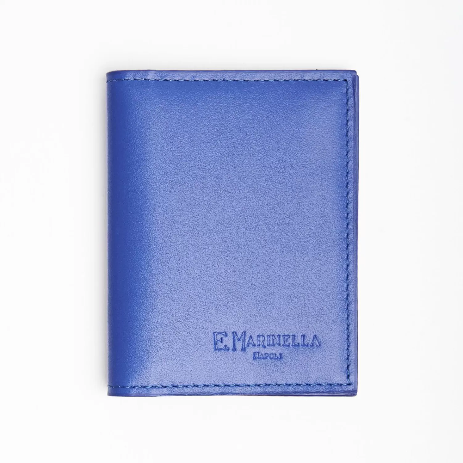 Bluette Smooth Leather Folding Card Holder - 10 Compartments>E.Marinella Fashion