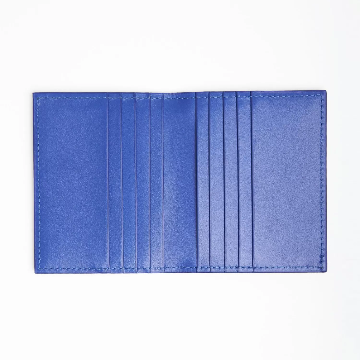 Bluette Smooth Leather Folding Card Holder - 10 Compartments>E.Marinella Fashion