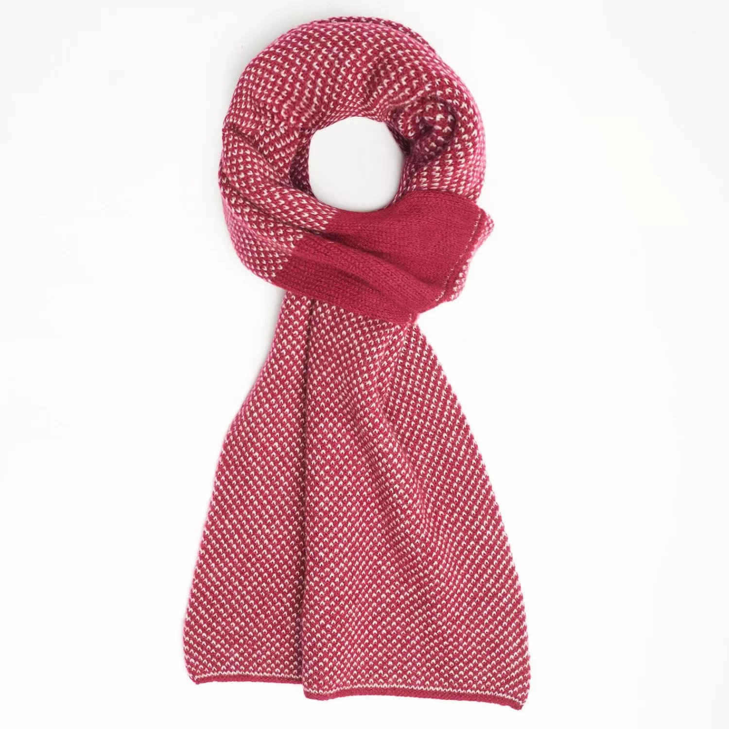 Burgundy And Camel Cashmere Neck Warmer>E.Marinella Cheap