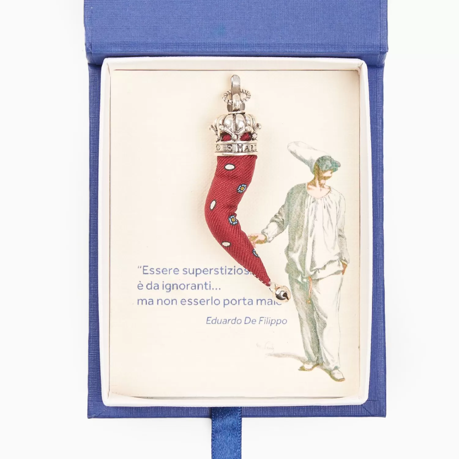 Burgundy Good-Luck Charm>E.Marinella Shop