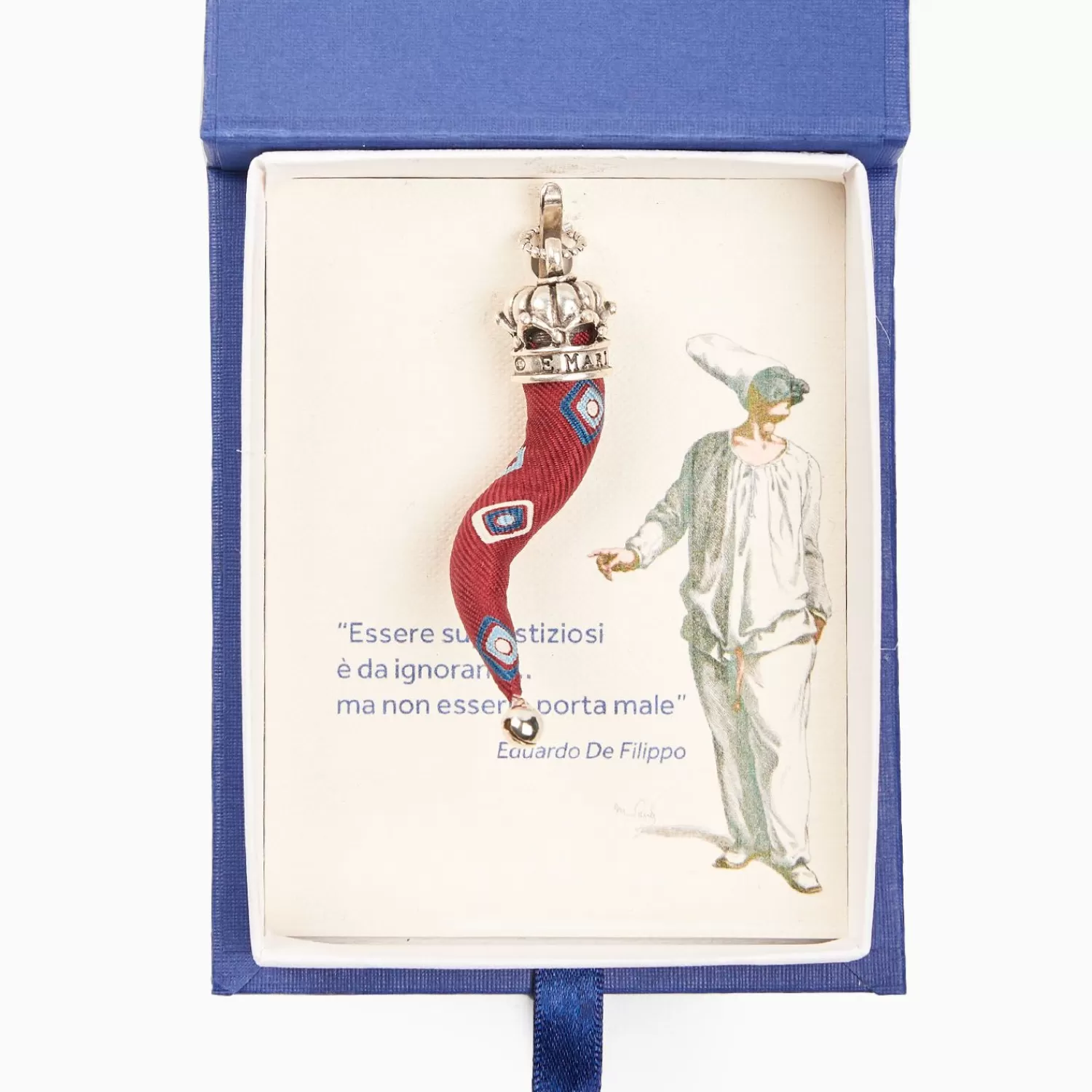Burgundy Good-Luck Charm>E.Marinella Cheap