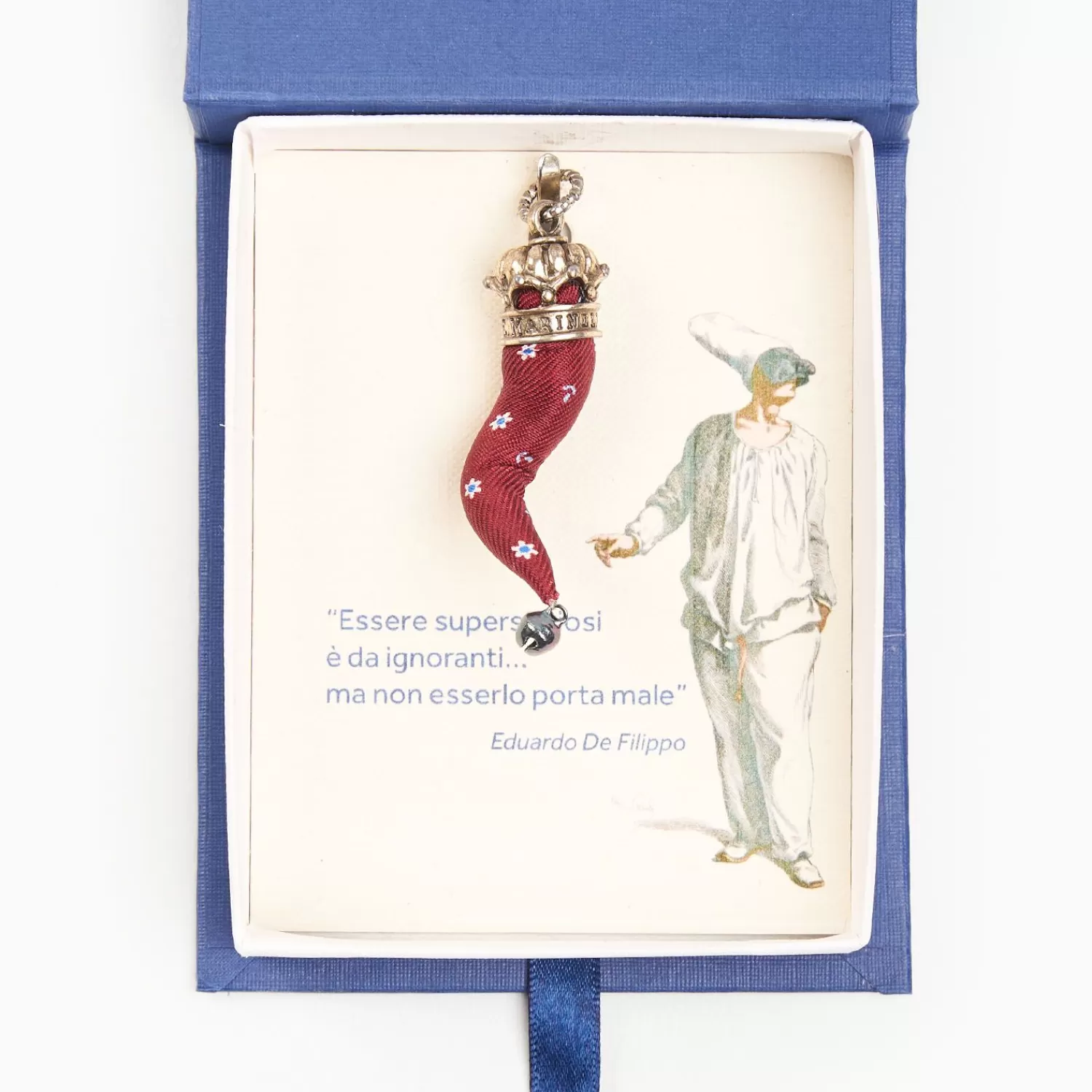 Burgundy Good-Luck Charm>E.Marinella Fashion