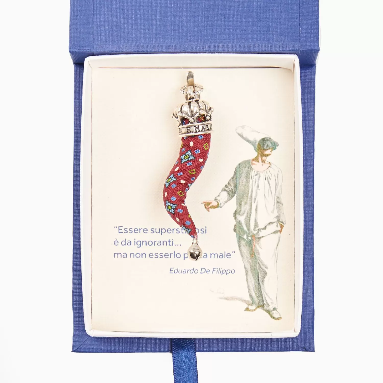 Burgundy Good-Luck Charm>E.Marinella New