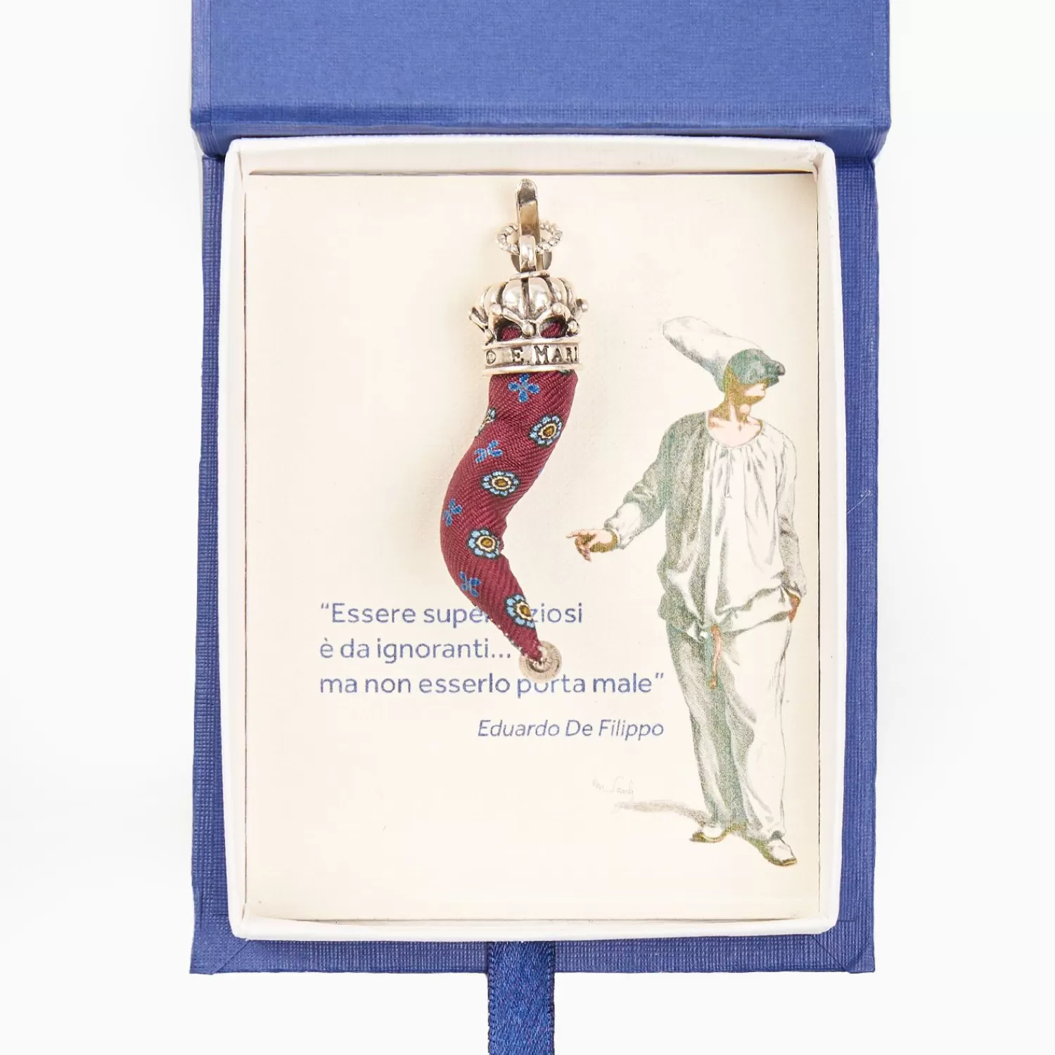 Burgundy Good-Luck Charm>E.Marinella Shop