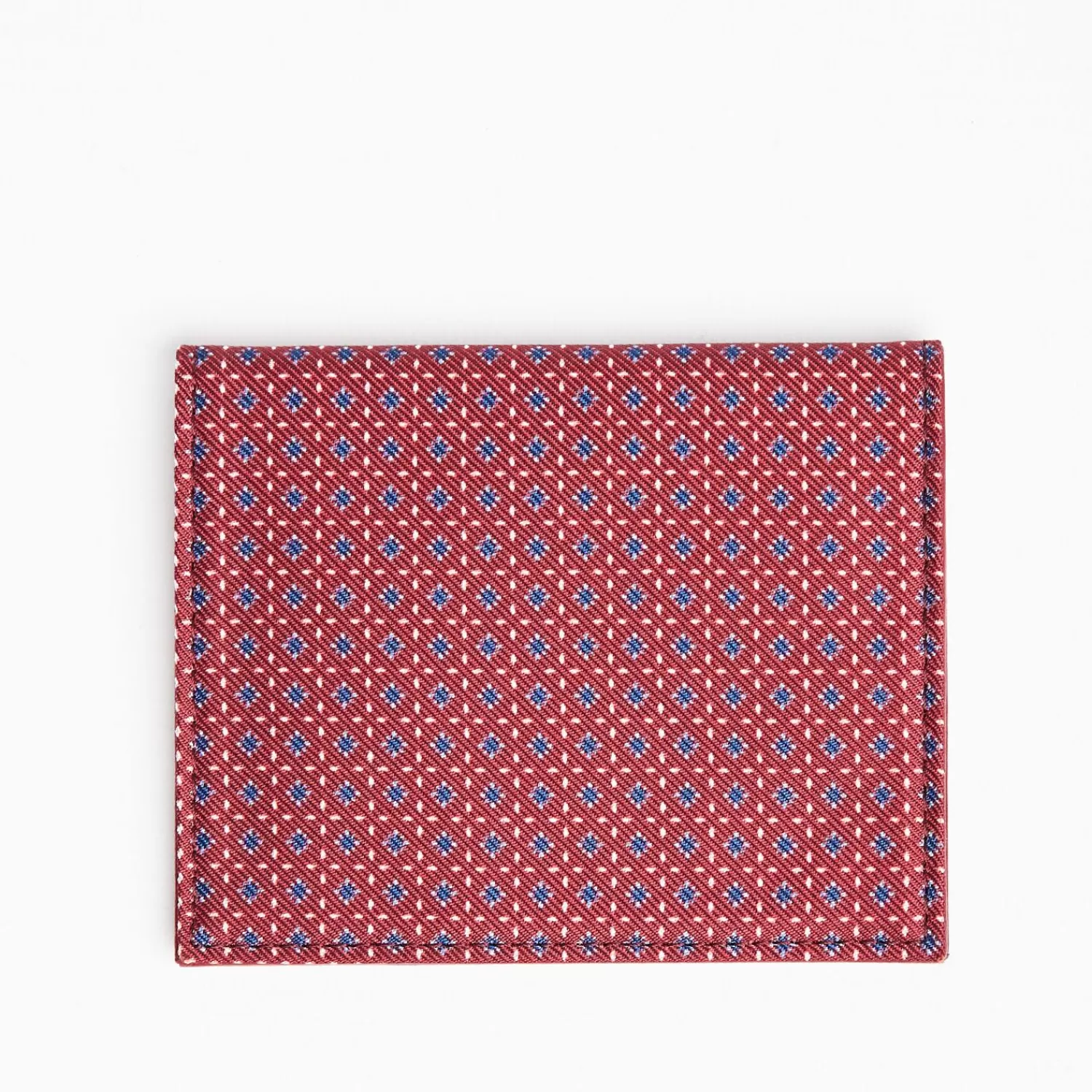 Burgundy Leather Folding Card Holder - 10 Compartments>E.Marinella Shop