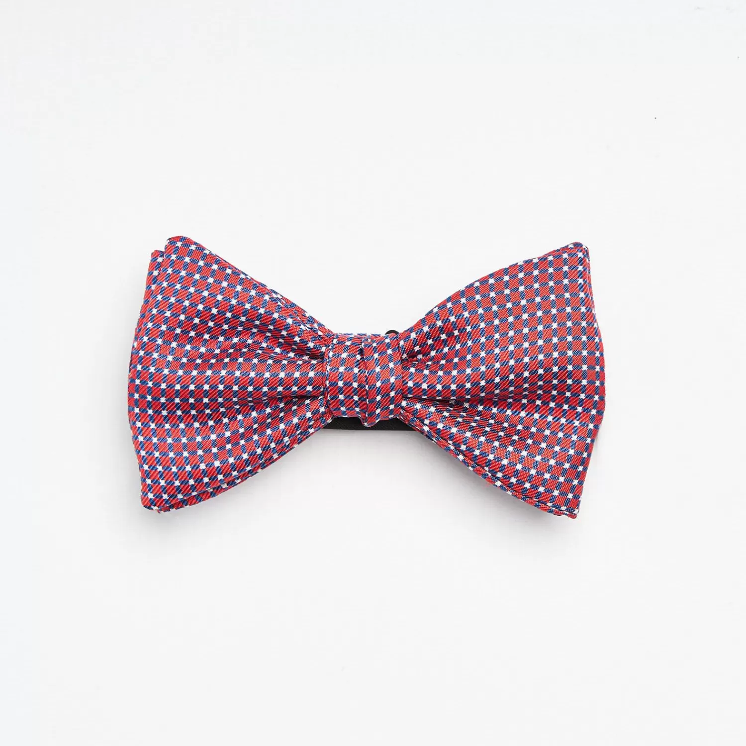 Burgundy Pre-Knotted Silk Bowtie- Small Geometric Pattern>E.Marinella Cheap