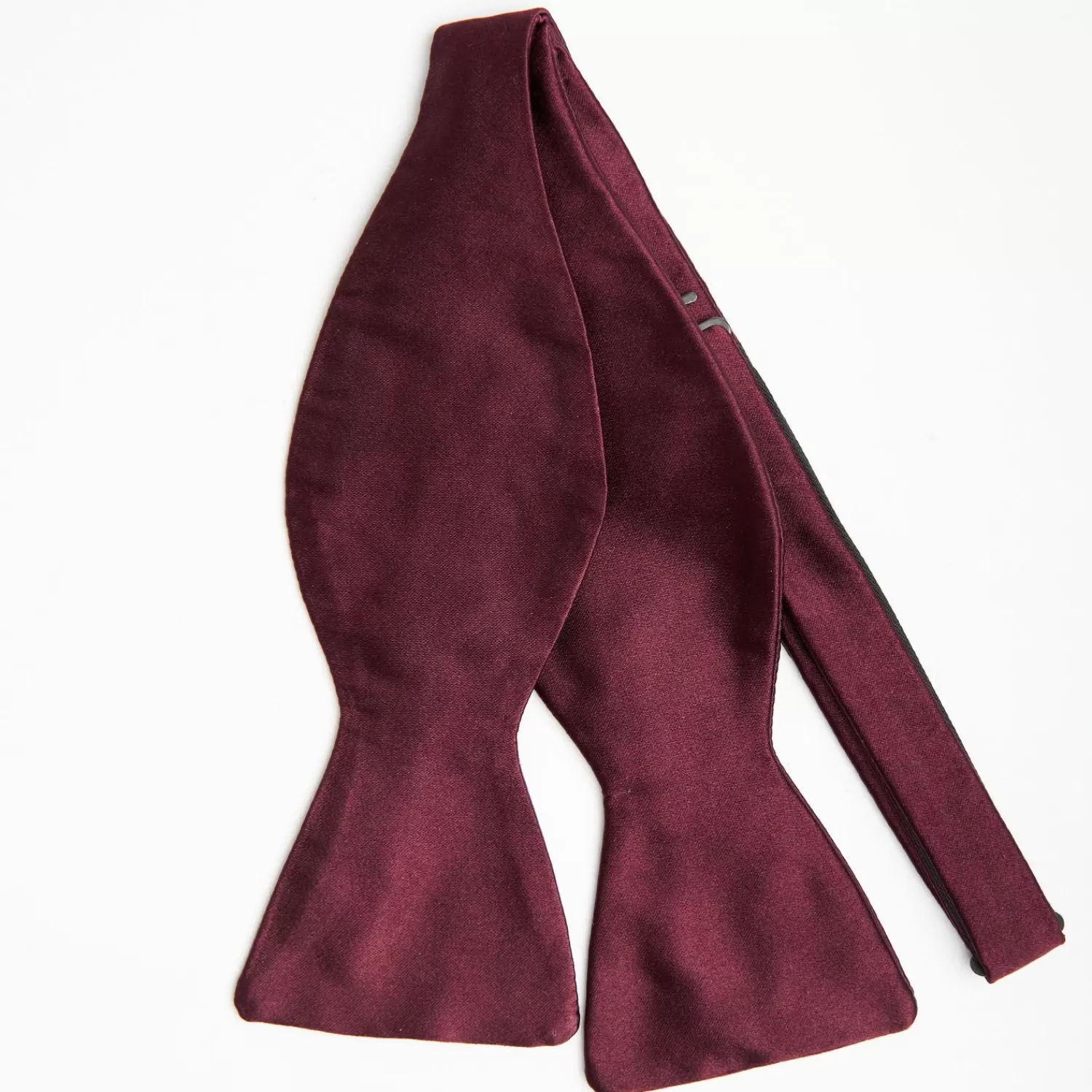 Burgundy Silk Satin Bowtie To Self-Tie - Solid Color>E.Marinella Online