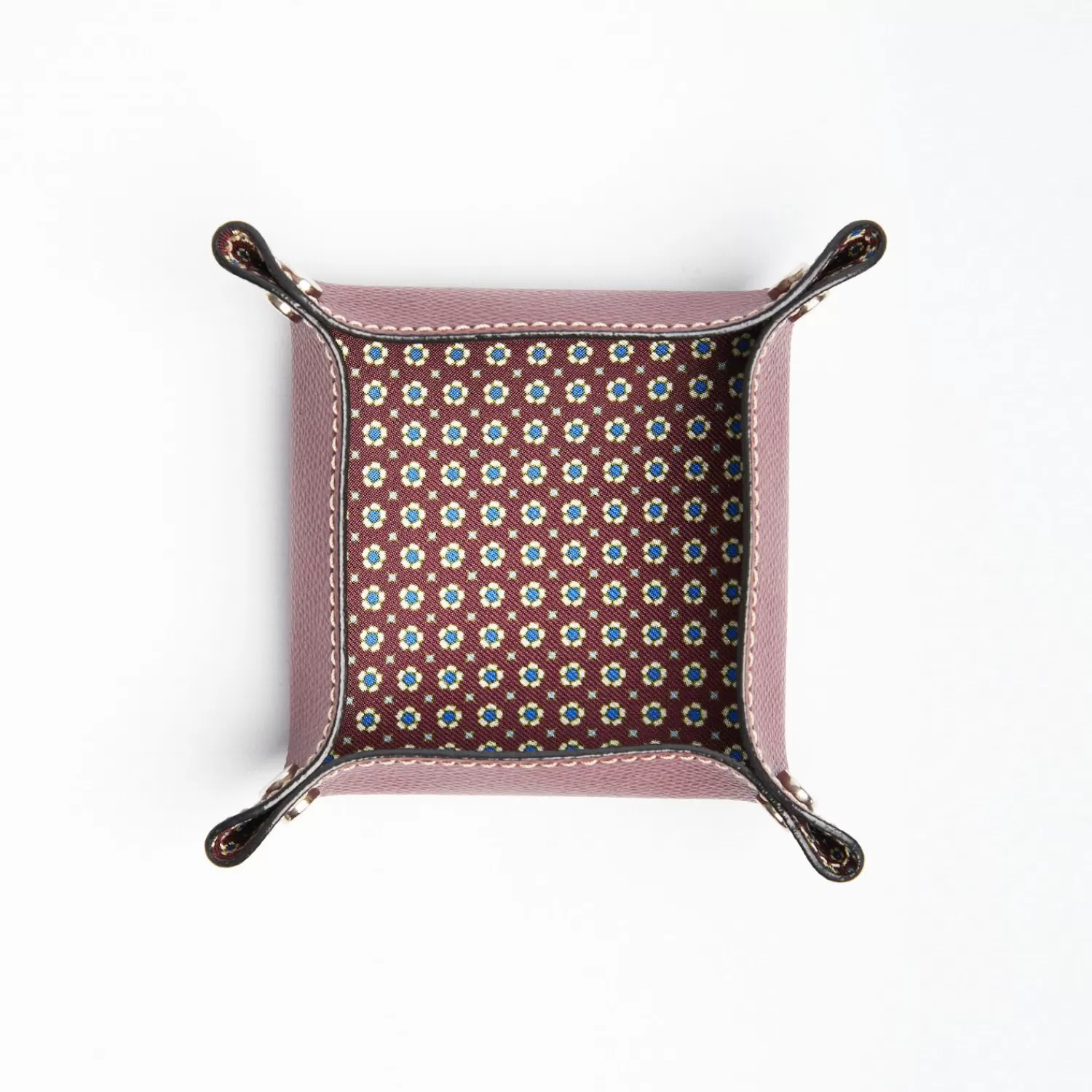 Burgundy Small Leather Vide00A0Poche>E.Marinella Shop