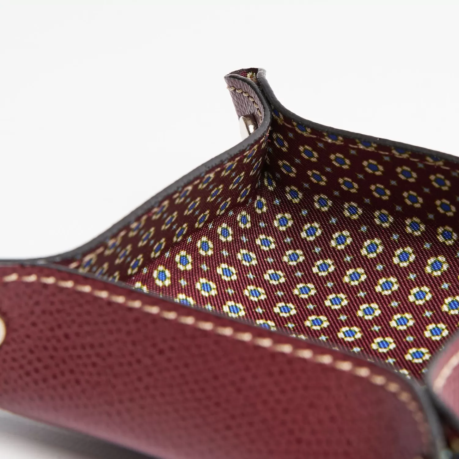 Burgundy Small Leather Vide00A0Poche>E.Marinella Shop