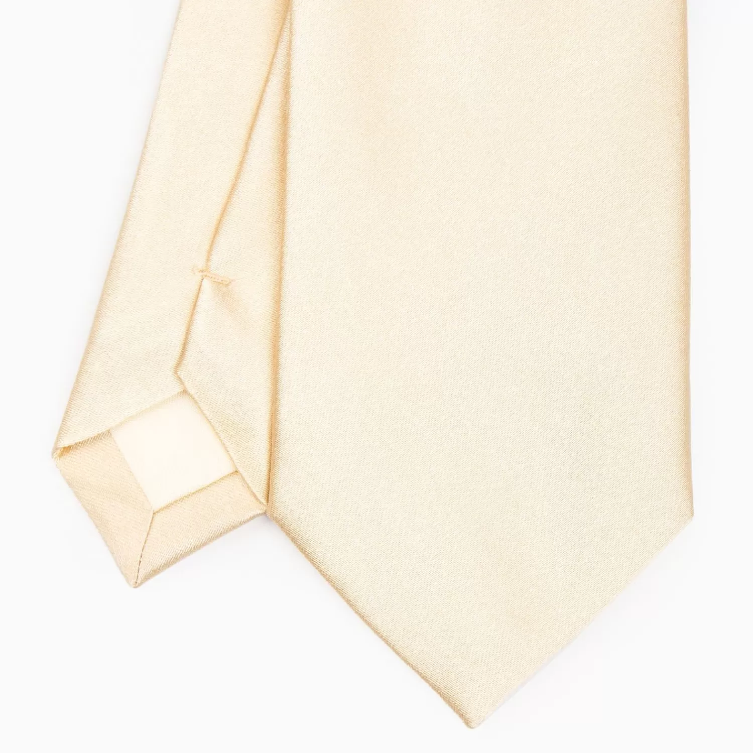 Cerimonial Solid Yellow Silk Satin Tie>E.Marinella Hot