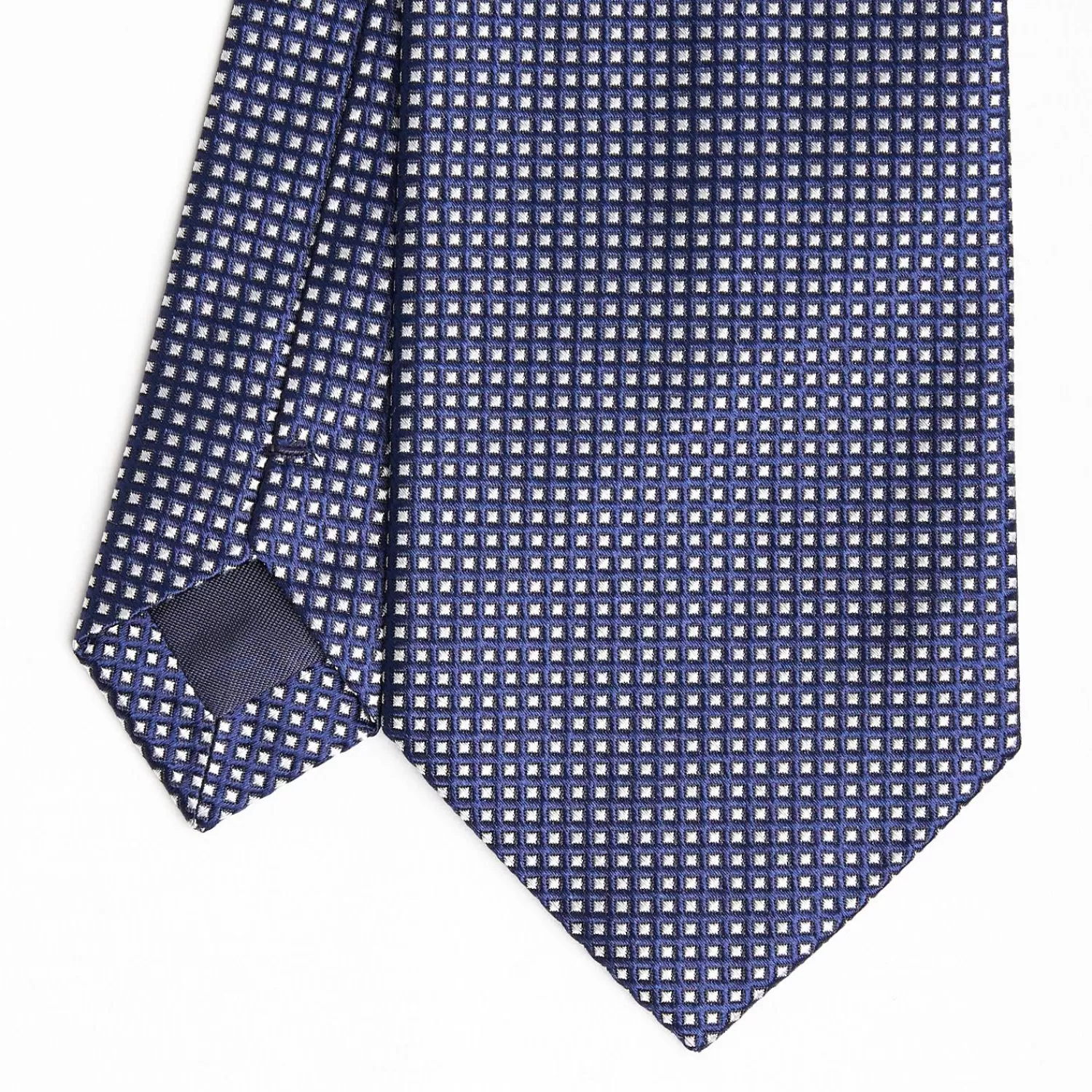 Dark Blue Ceremonial Jacquard Silk Tie>E.Marinella Cheap