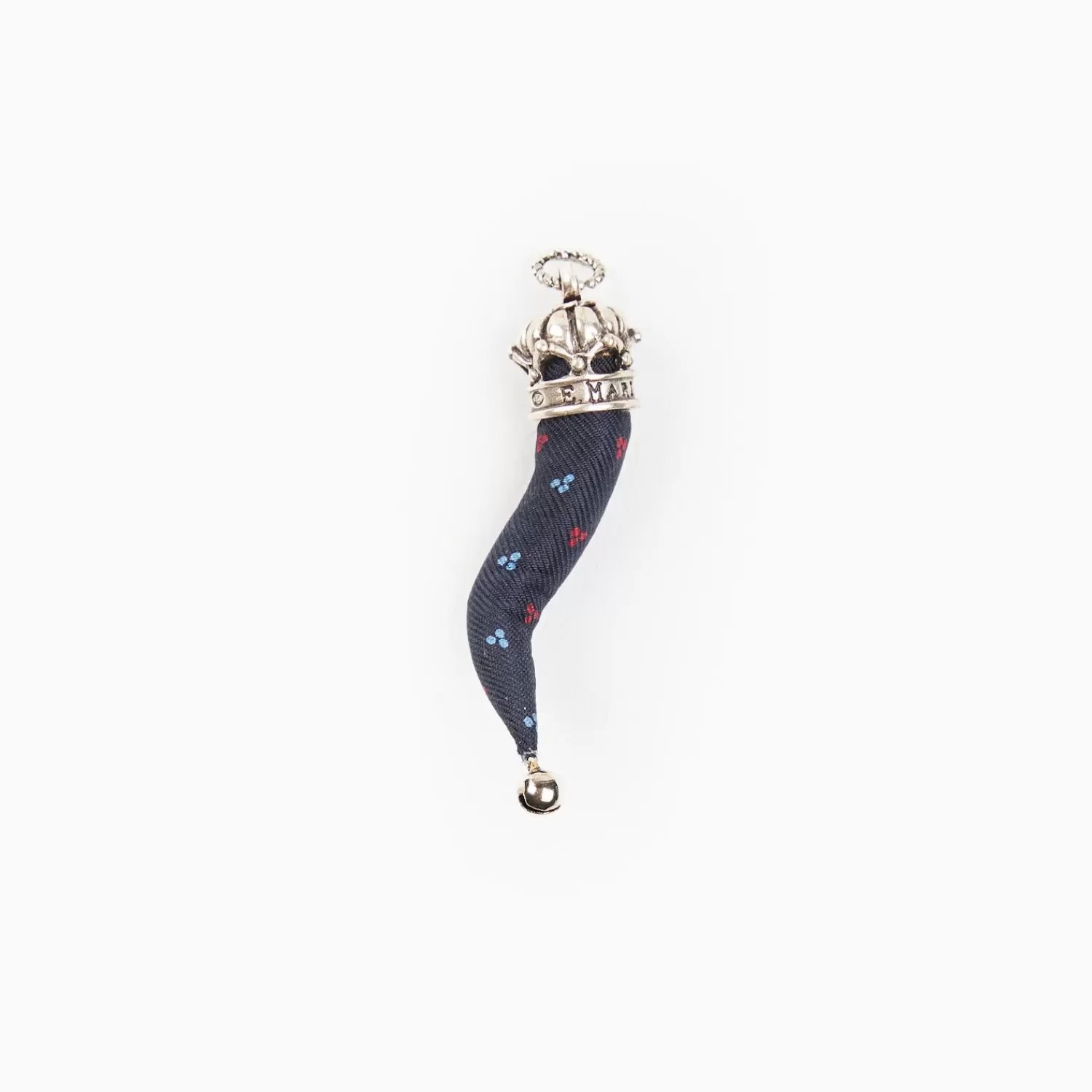 Dark Blue Good-Luck Charm>E.Marinella New