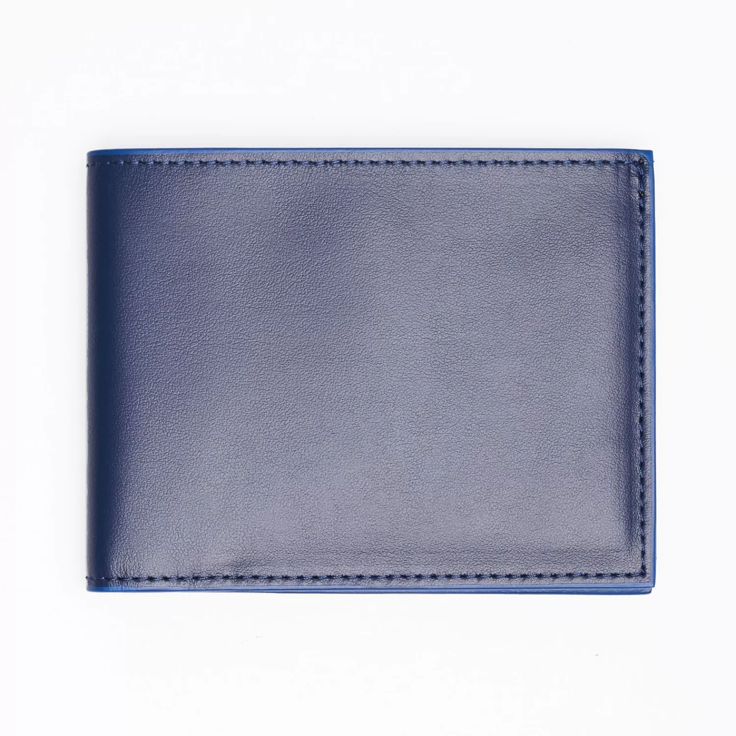 Dark Blue Leather Horizontal Wallet>E.Marinella Fashion