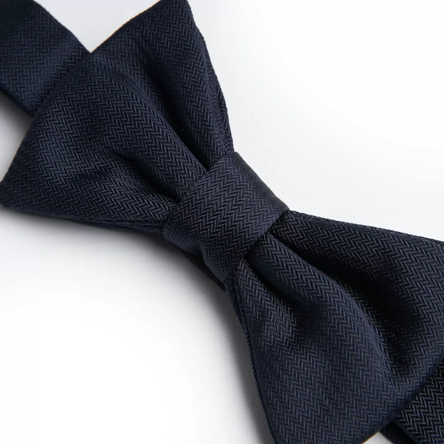Dark Blue Pre-Knotted Silk Bowtie - Solid Color>E.Marinella Cheap