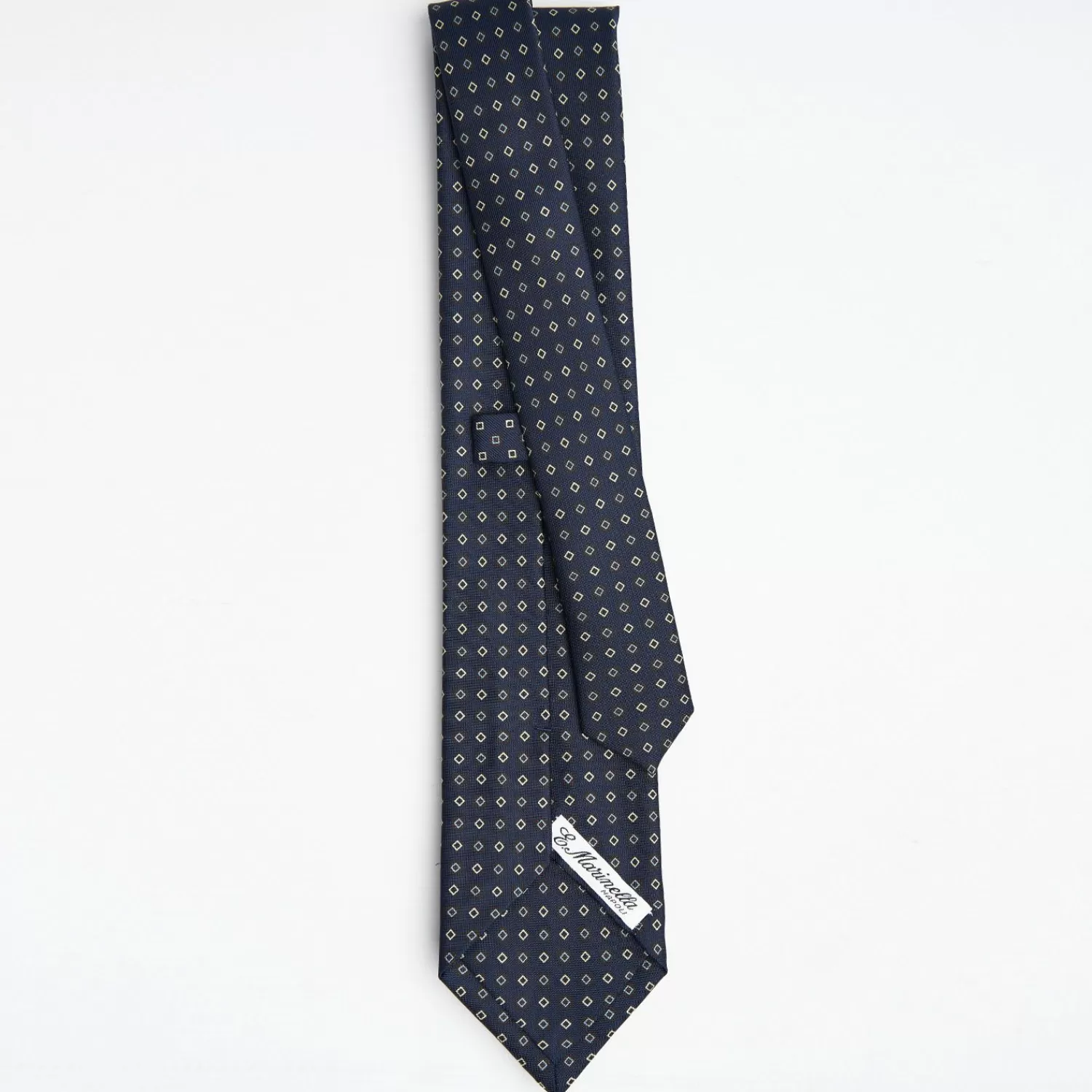 Dark Blue Sartorial Classic Silk Tie Small Geometric Pattern>E.Marinella Cheap