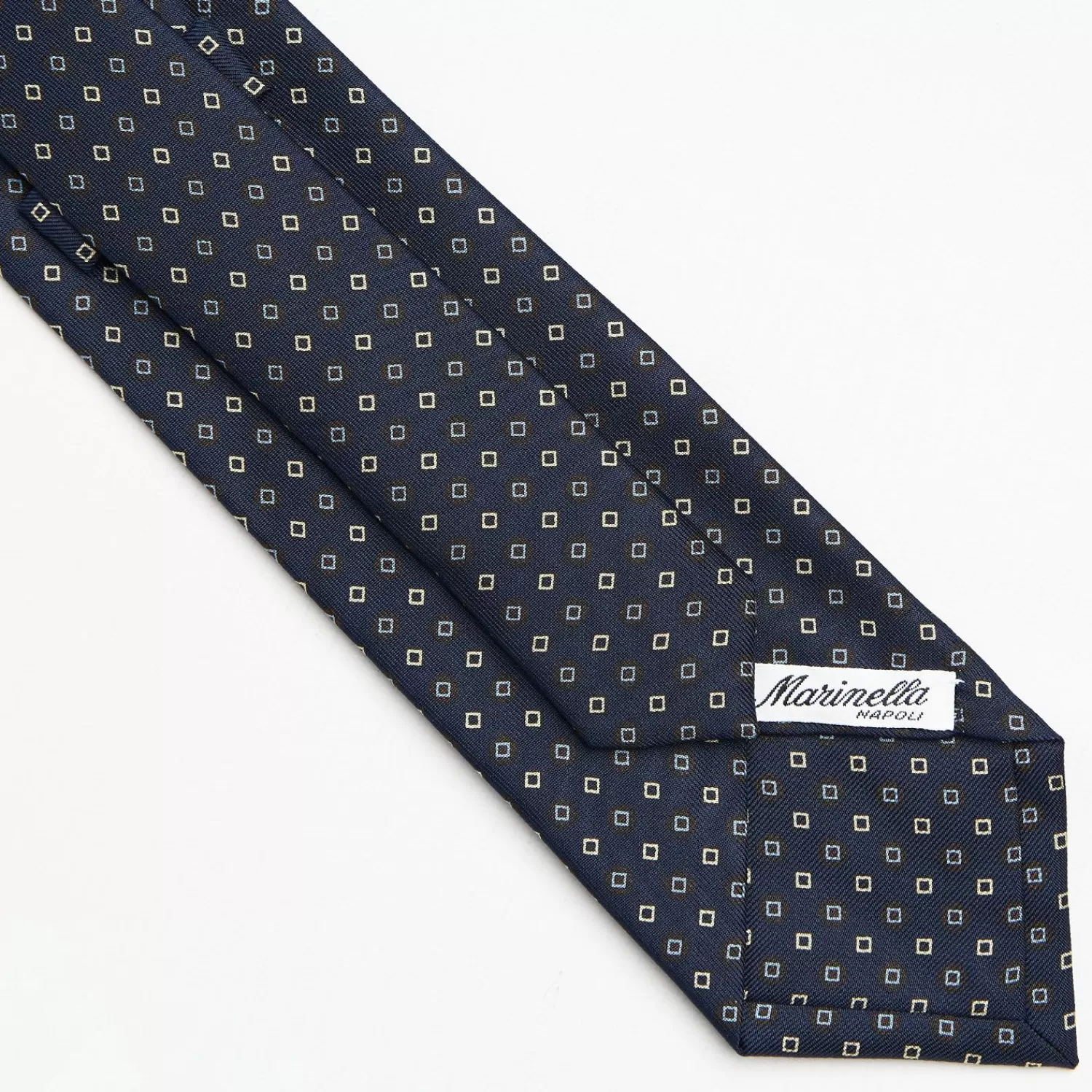 Dark Blue Sartorial Classic Silk Tie Small Geometric Pattern>E.Marinella Cheap