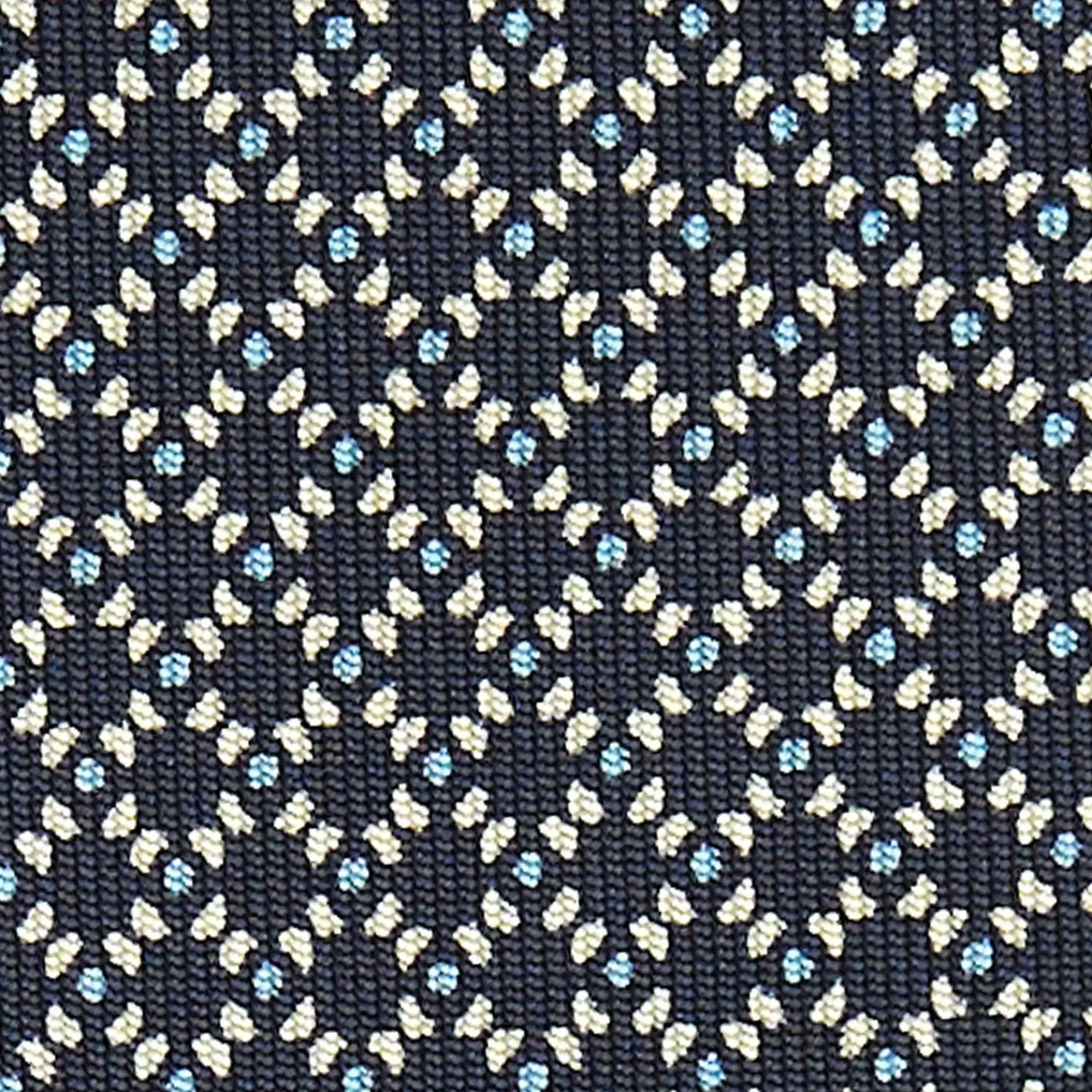 Dark Blue Sartorial Classic Silk Tie Small Geometric Pattern>E.Marinella Best