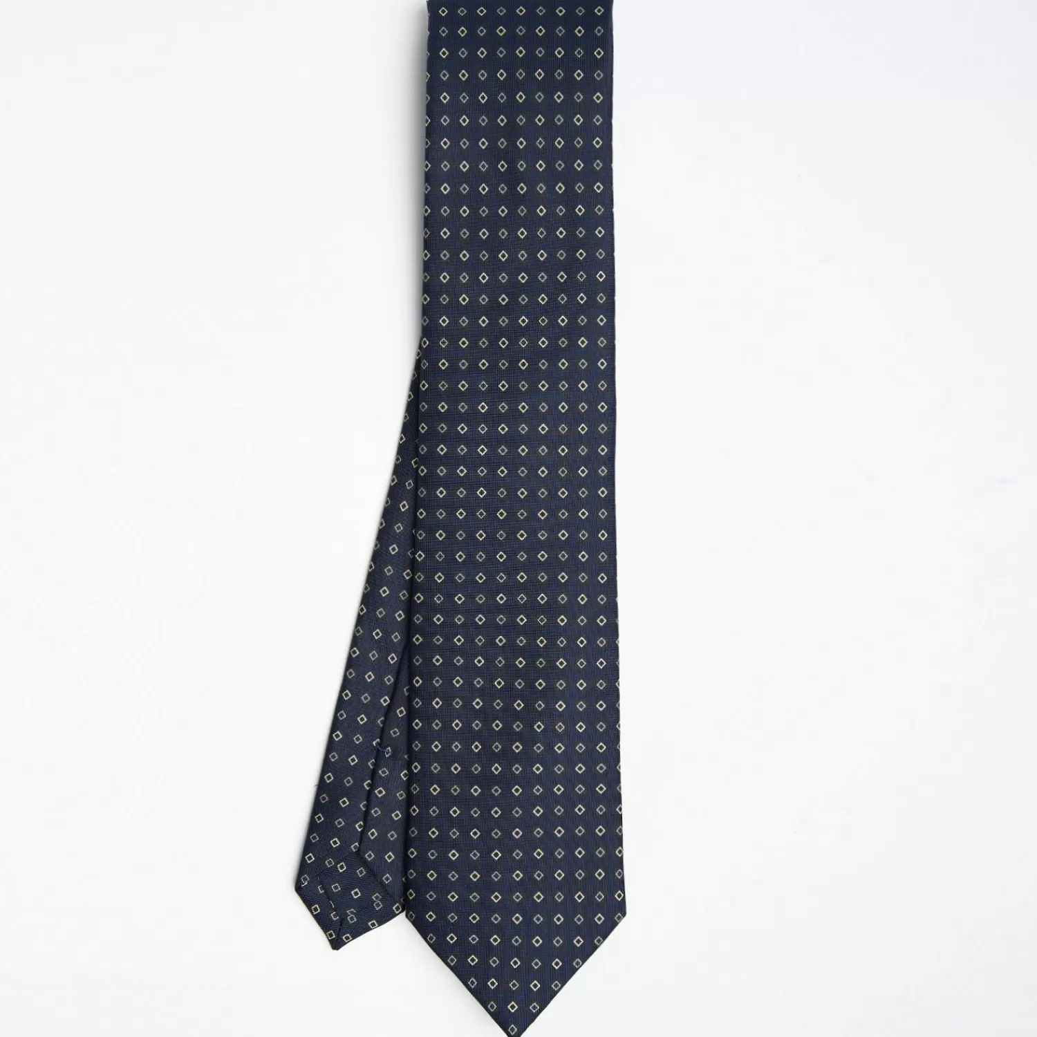 Dark Blue Sartorial Classic Silk Tie Small Geometric Pattern>E.Marinella Cheap