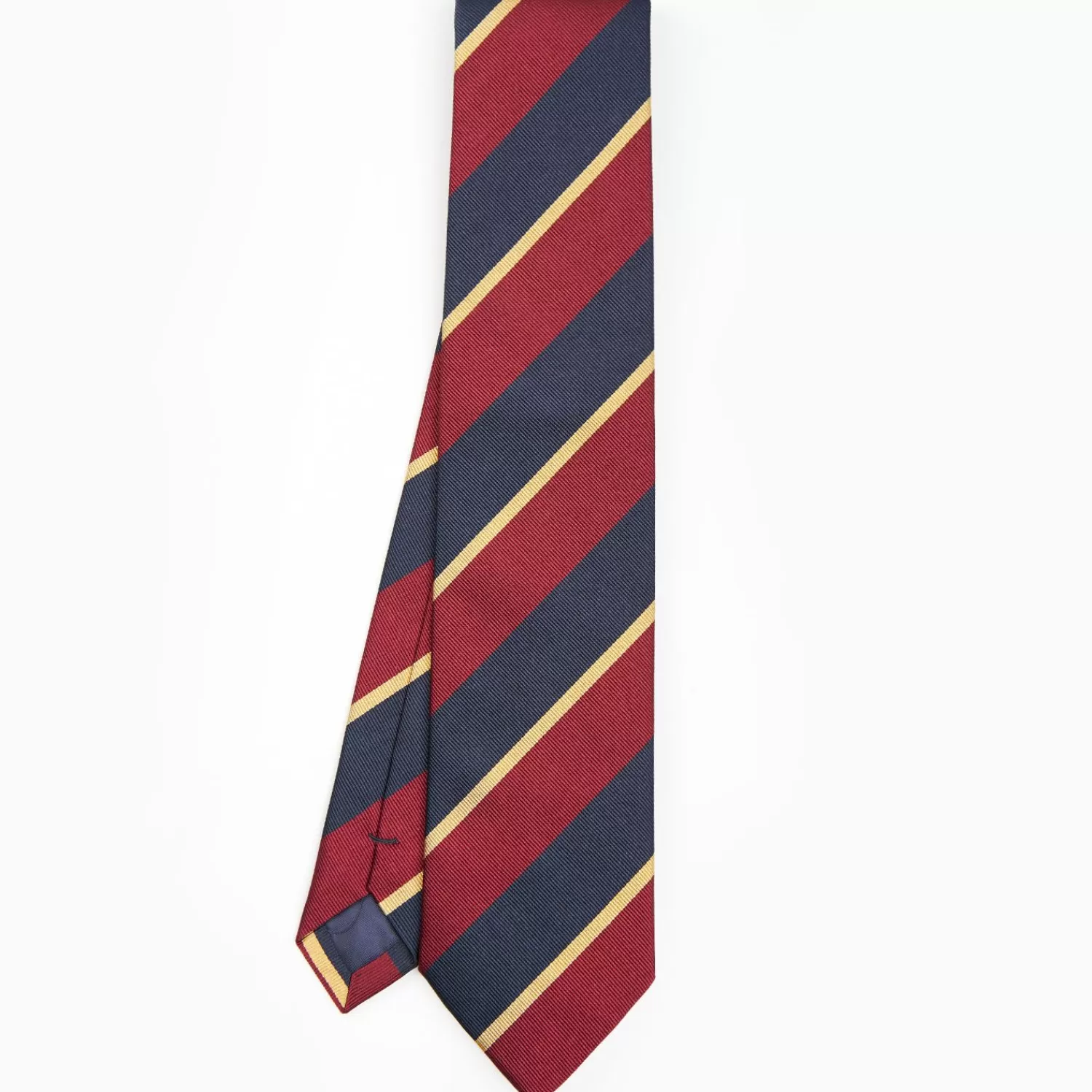 Dark Blue Sartorial Striped Silk Tie>E.Marinella Flash Sale