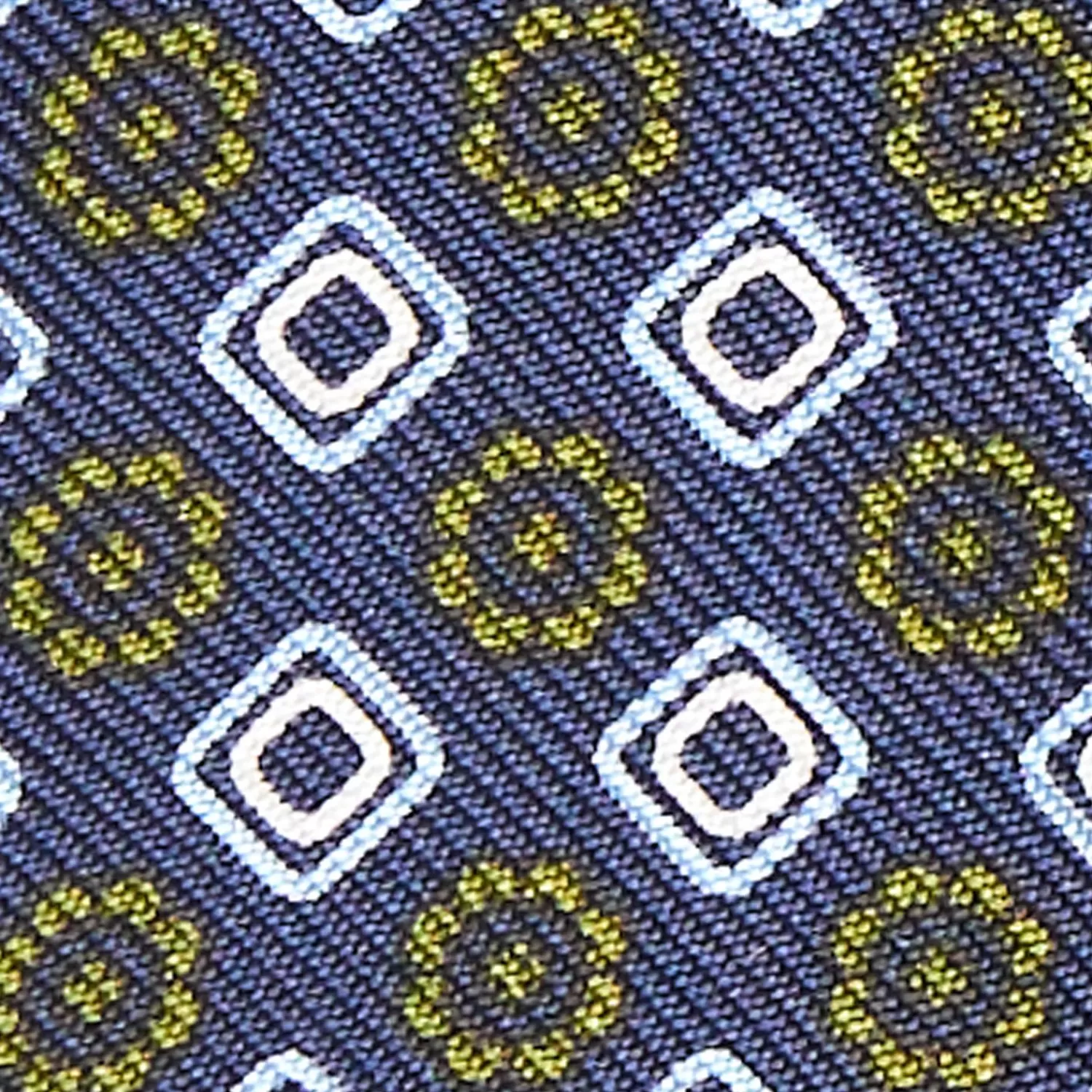 Dark Blue Silk Bowtie To Self-Tie - Small Flower Pattern>E.Marinella Shop
