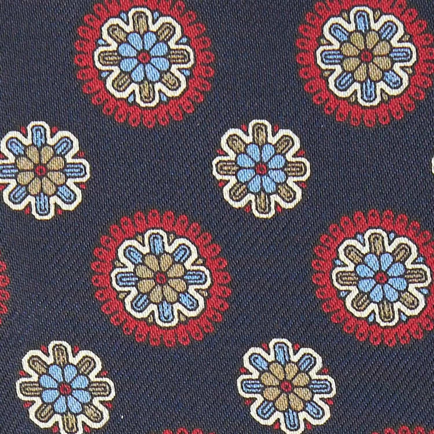 Dark Blue Silk Glasses Case>E.Marinella Hot