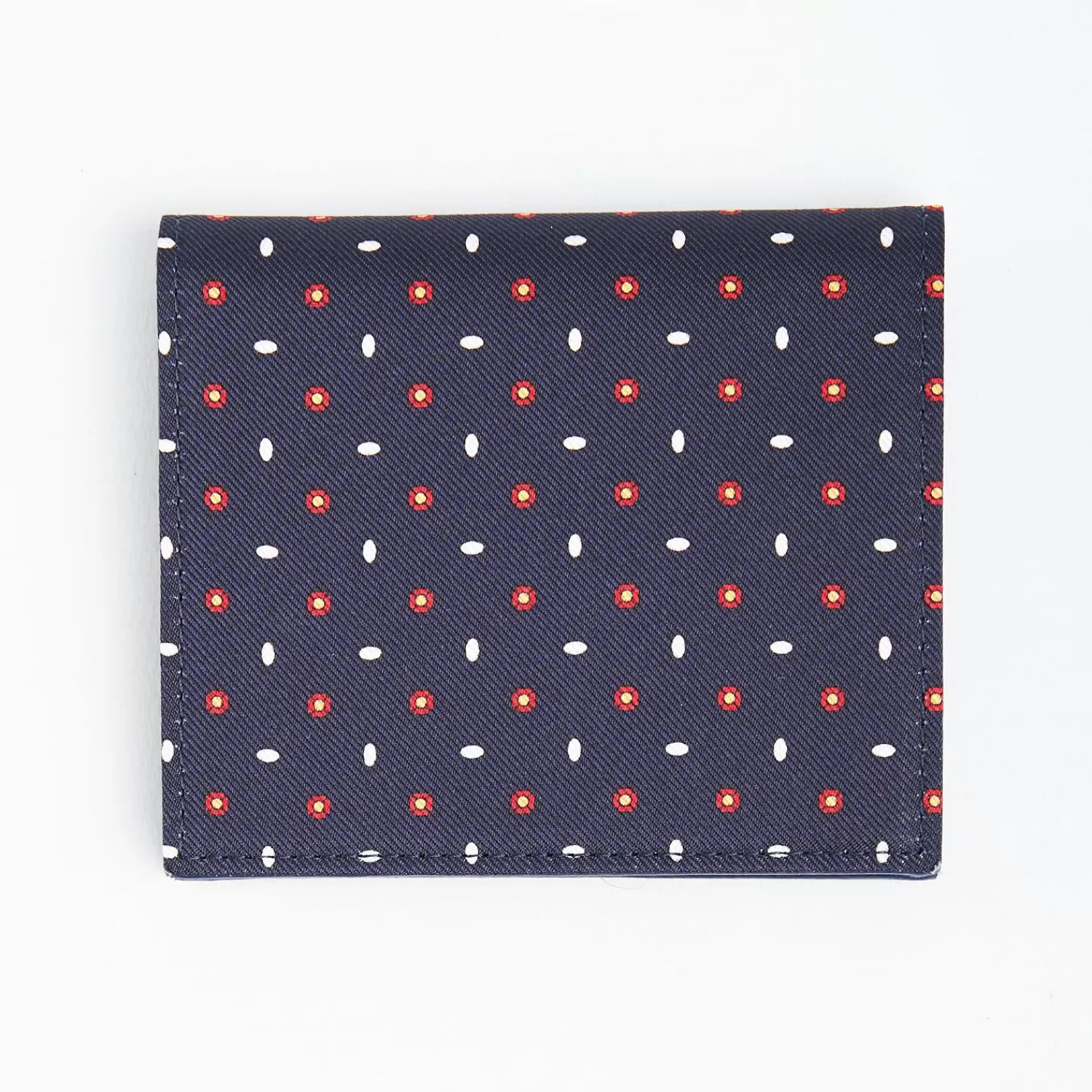 Dark Blue Small Wallet In Silk And Leather>E.Marinella Cheap