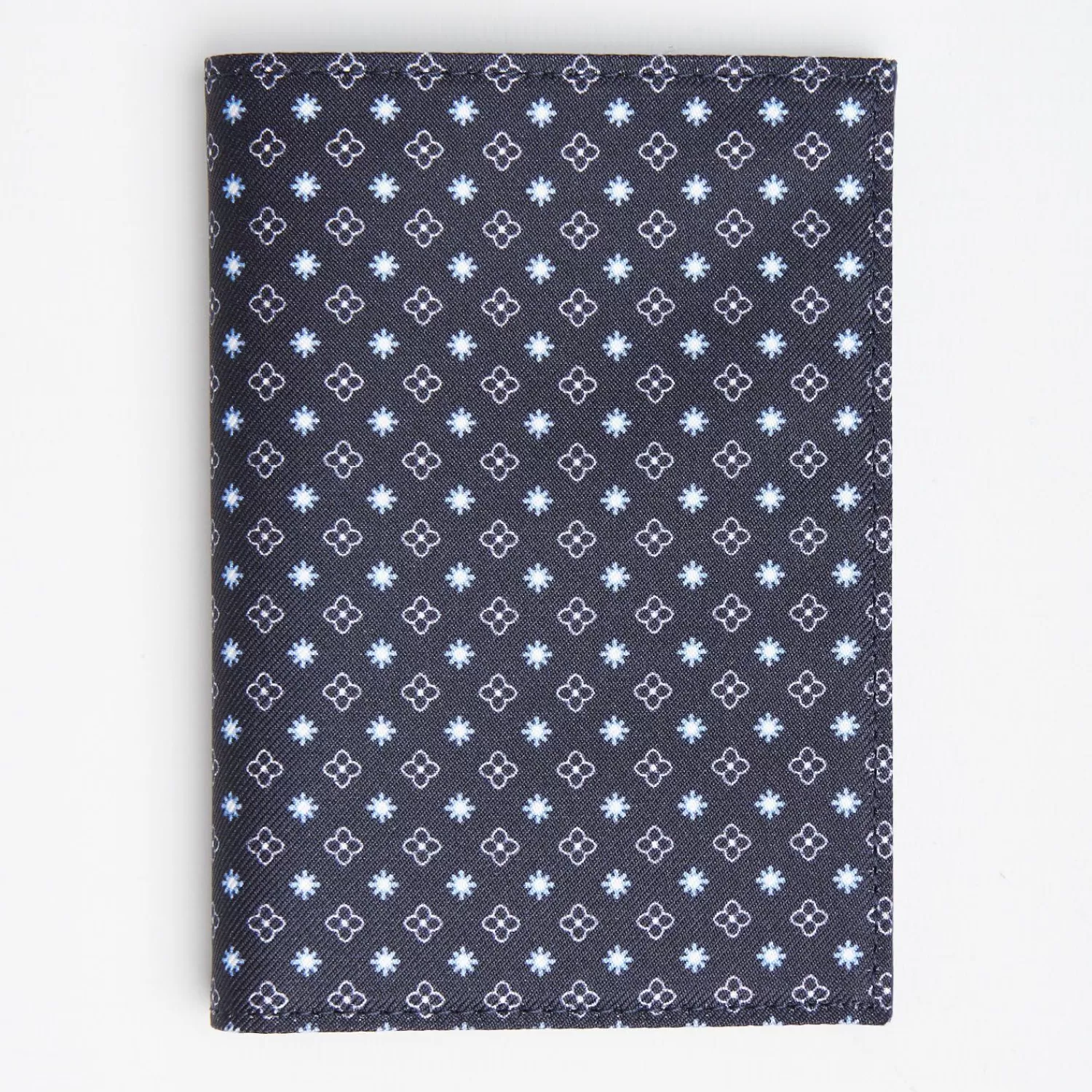 Dark Blue Vertical Wallet In Silk And Leather>E.Marinella Best