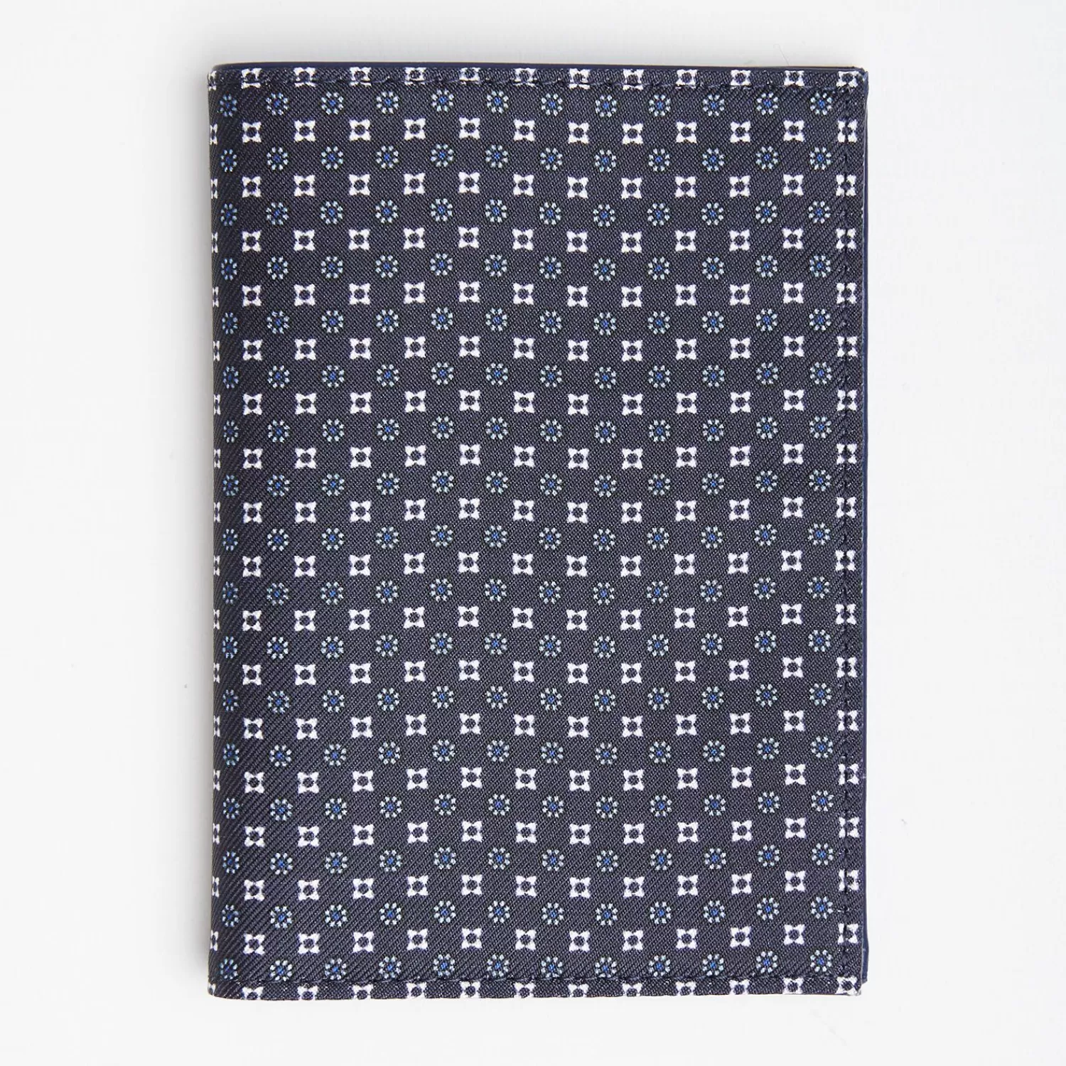 Dark Blue Vertical Wallet In Silk And Leather>E.Marinella Best Sale