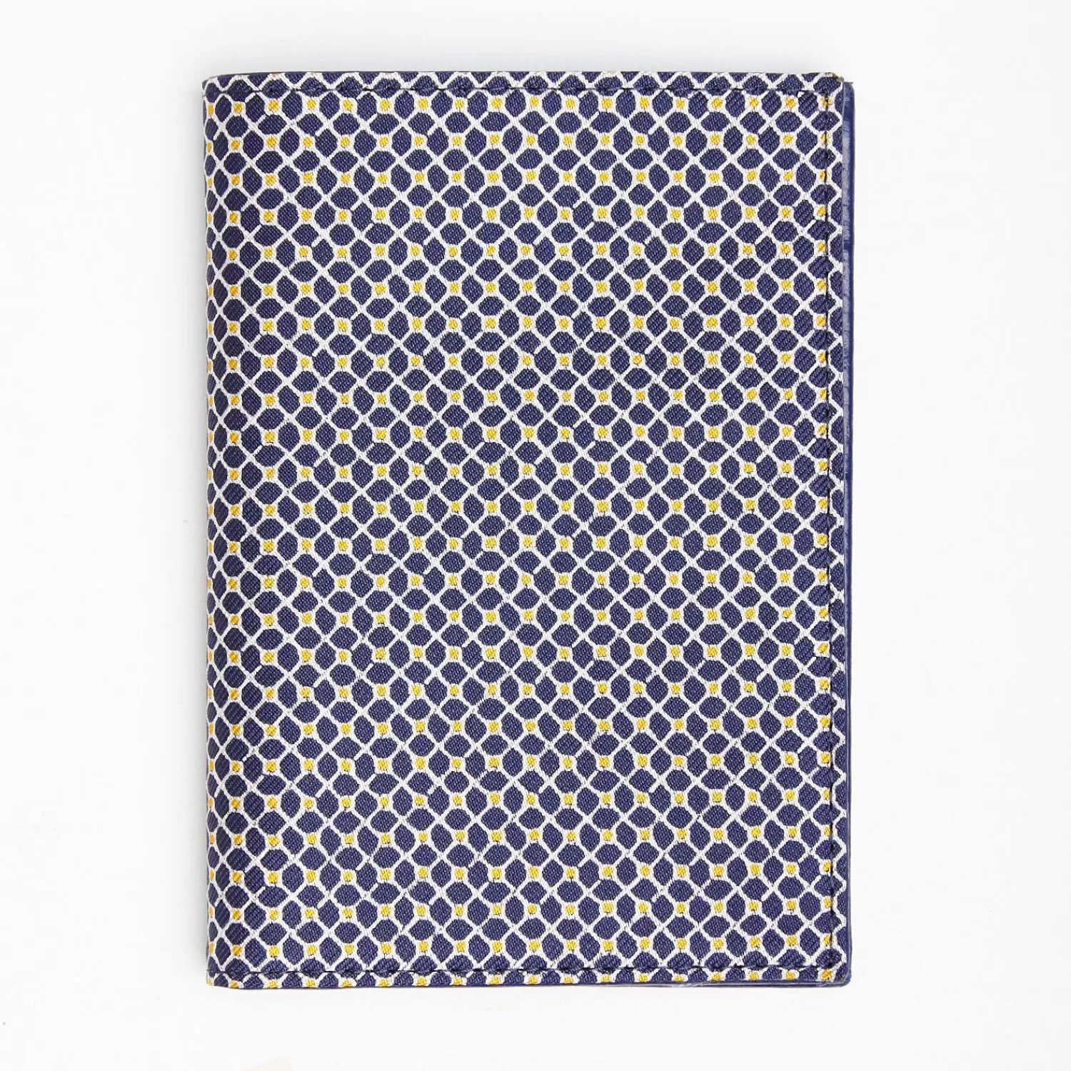 Dark Blue Vertical Wallet In Silk And Leather>E.Marinella Outlet