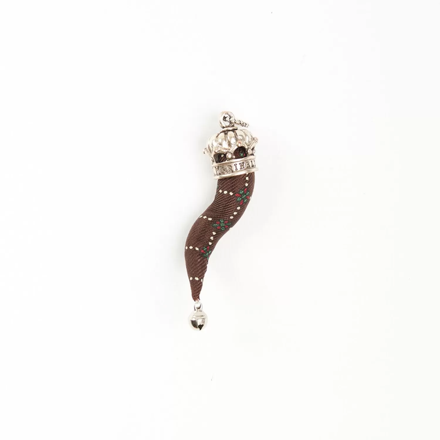 Dark Brown Good-Luck Charm>E.Marinella New