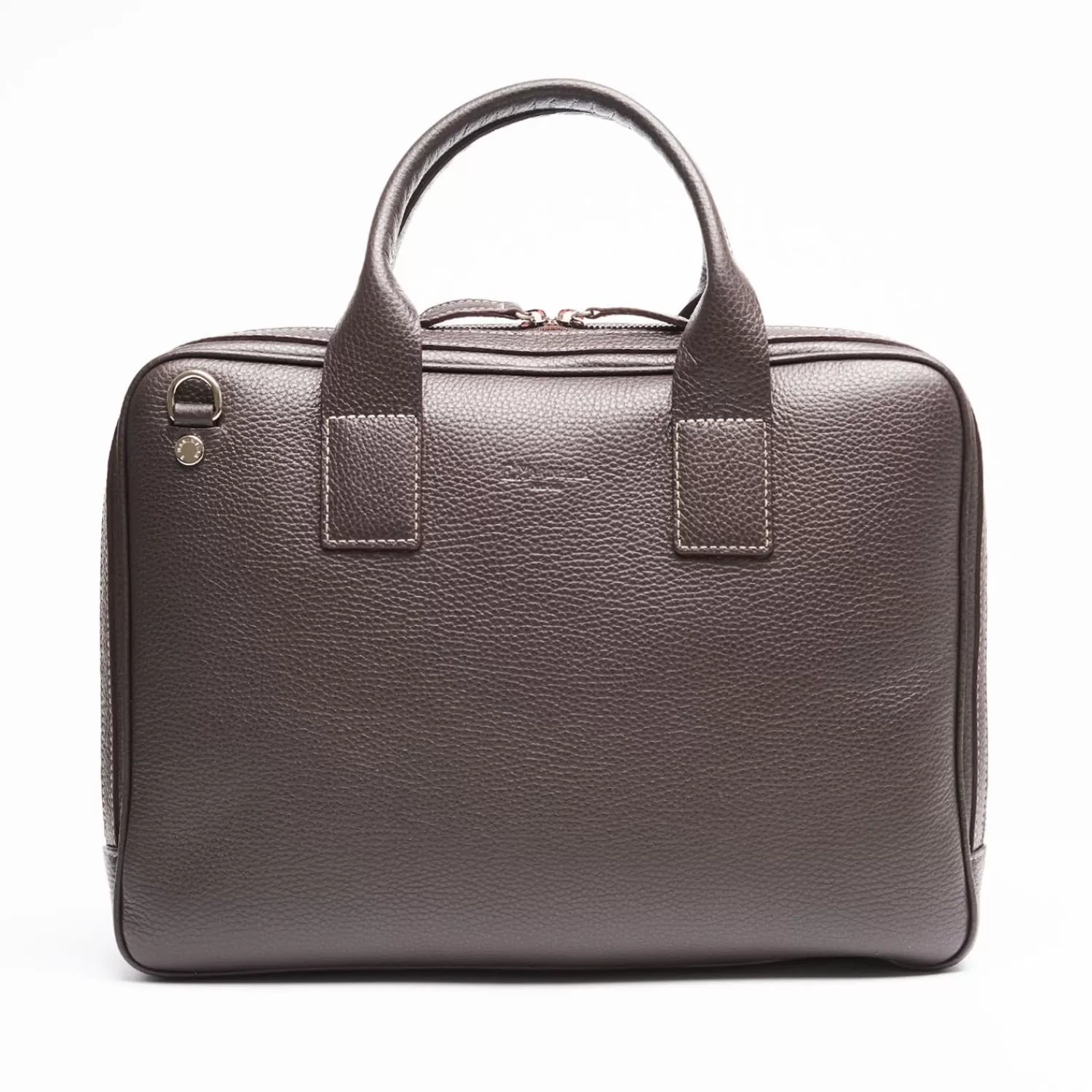 Dark Brown Leather Briefcase>E.Marinella Online