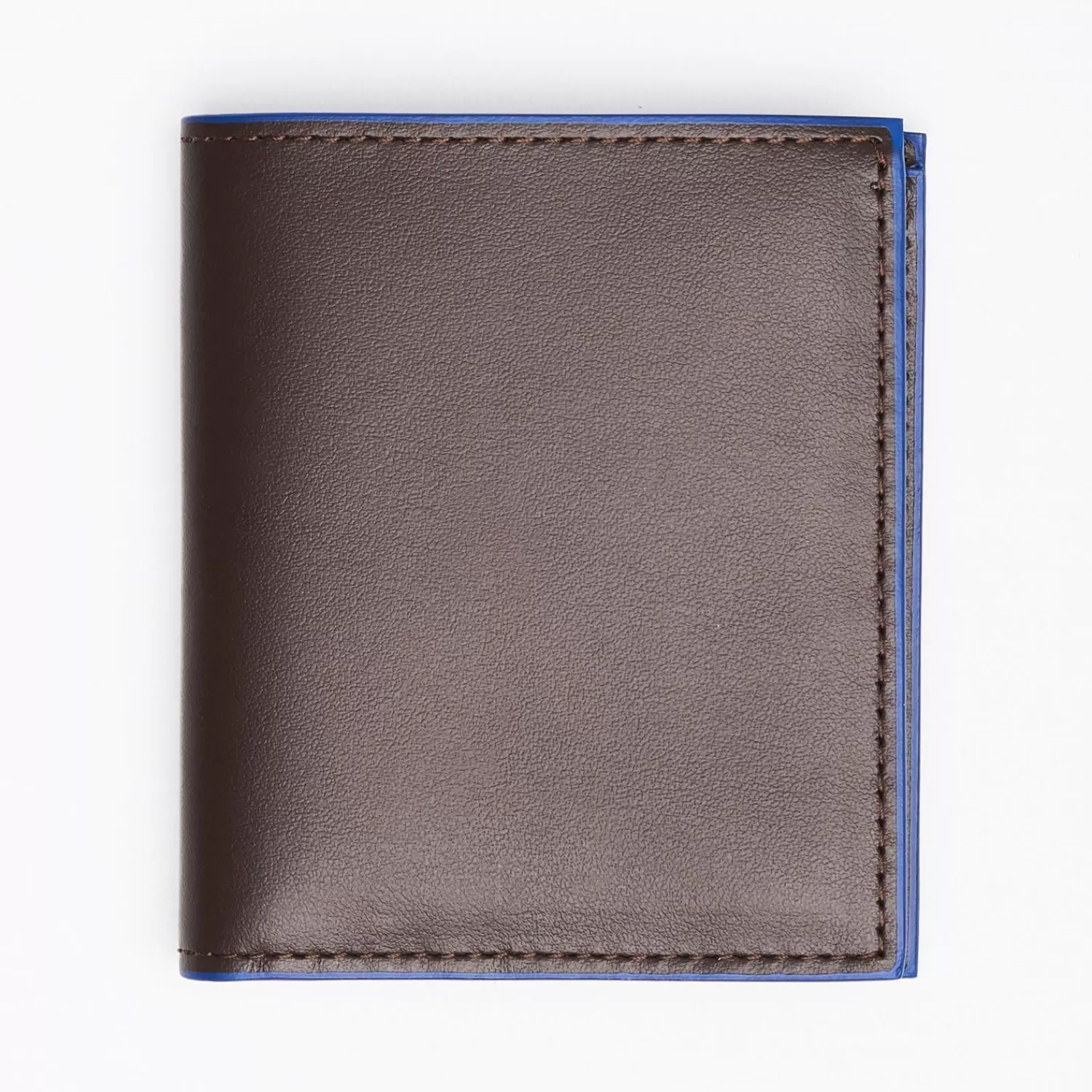 Dark Brown Leather Small Wallet>E.Marinella Fashion