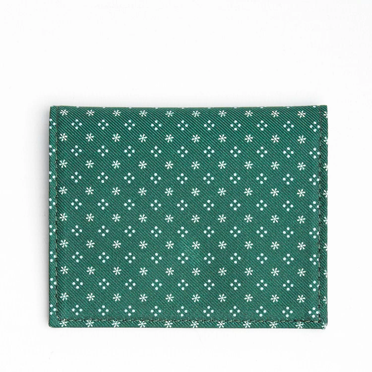 Dark Green Leather Folding Card Holder - 10 Compartments>E.Marinella Store