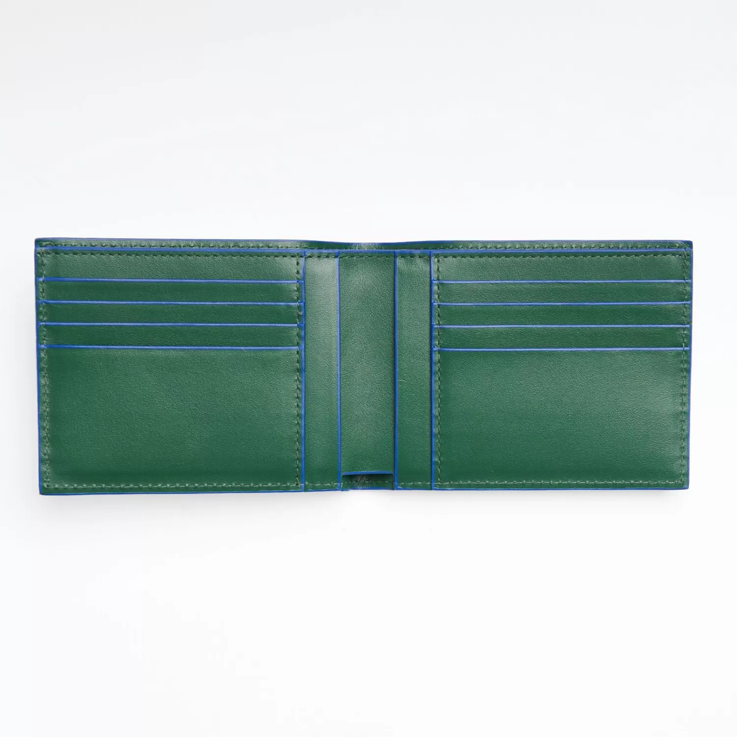 Dark Green Leather Horizontal Wallet>E.Marinella Best Sale