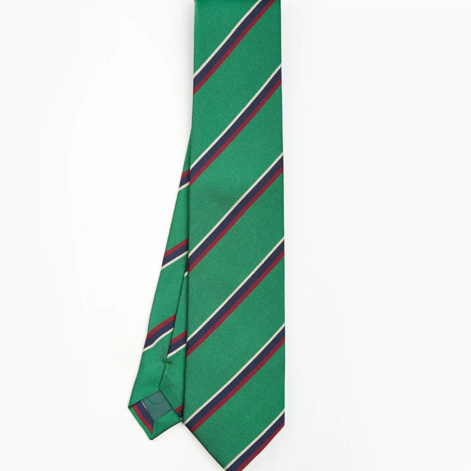 Dark Green Sartorial Striped Tie>E.Marinella Best