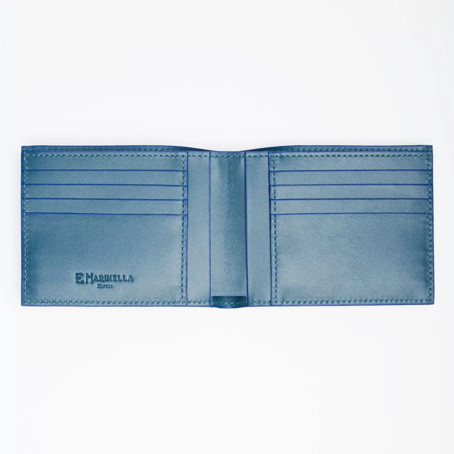 Dark Green Smooth Leather Horizontal Wallet>E.Marinella Cheap
