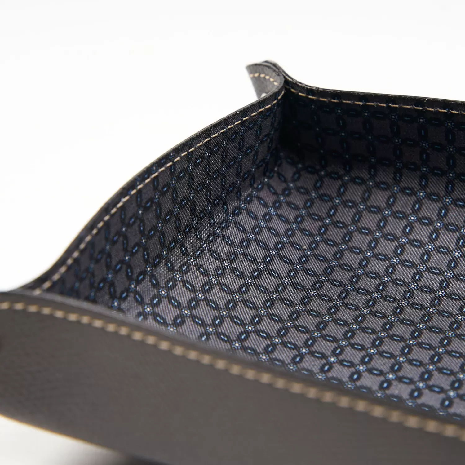 Dark Grey Large Leather Vide00A0Poche>E.Marinella Sale