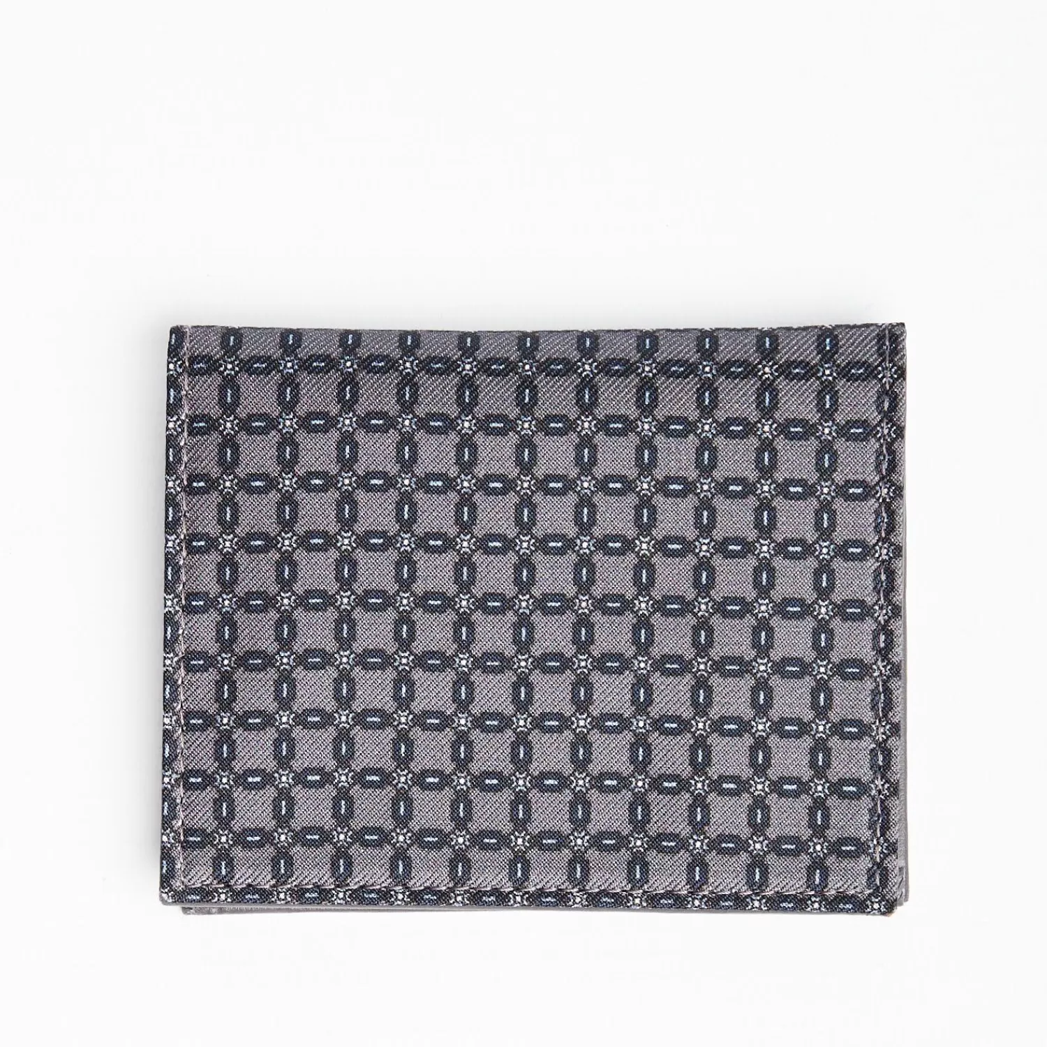 Dark Grey Leather Folding Card Holder - 10 Compartments>E.Marinella Sale
